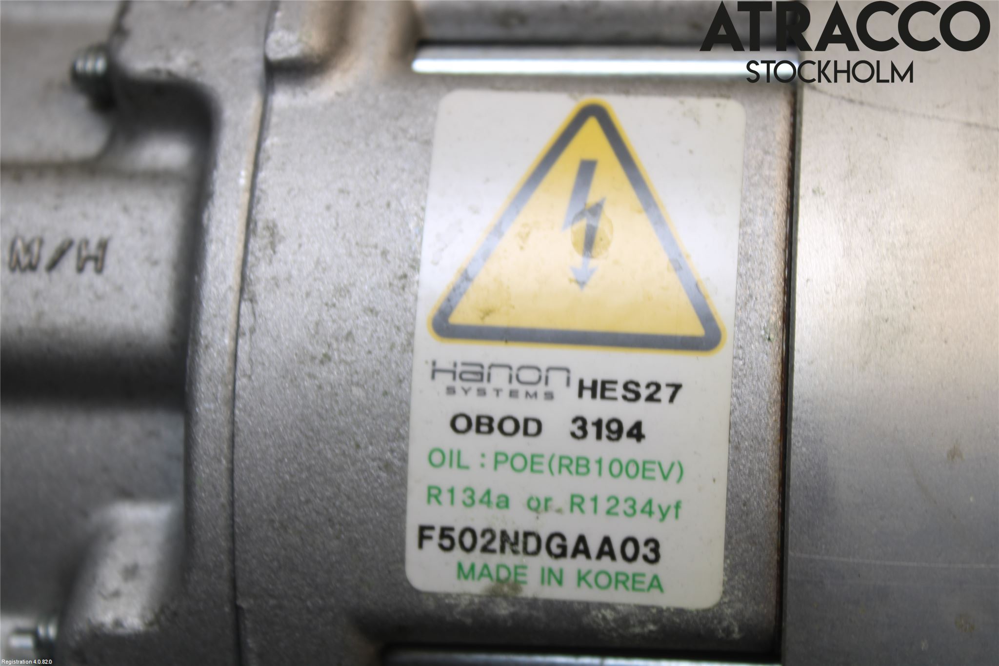 Kia NIRO (DE) 17-22 Varme Ac Kompressor
