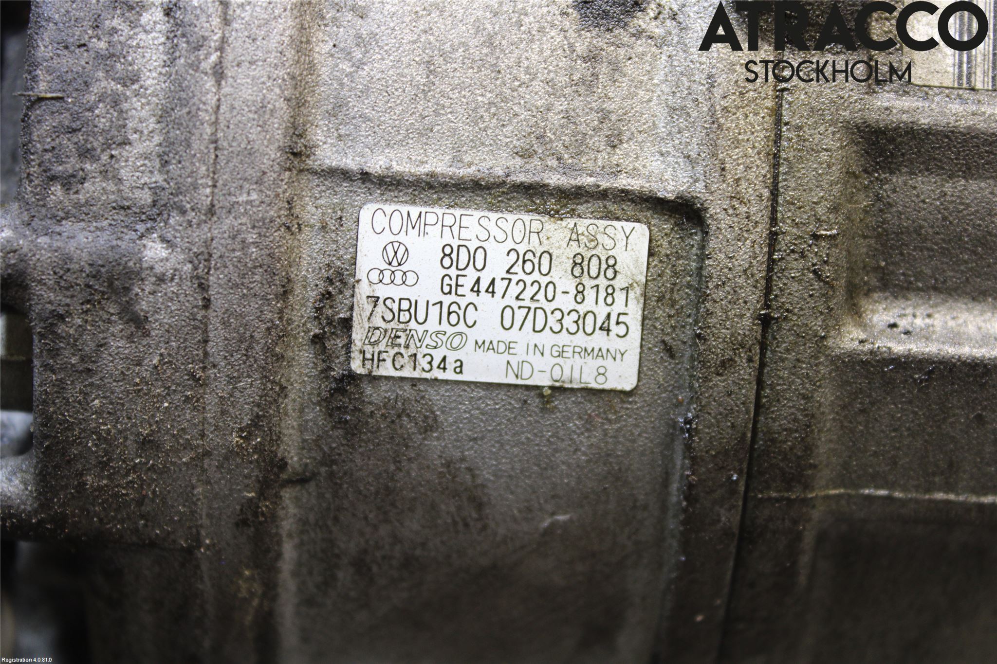 Audi A6/S6     97-05 Varme Ac Kompressor