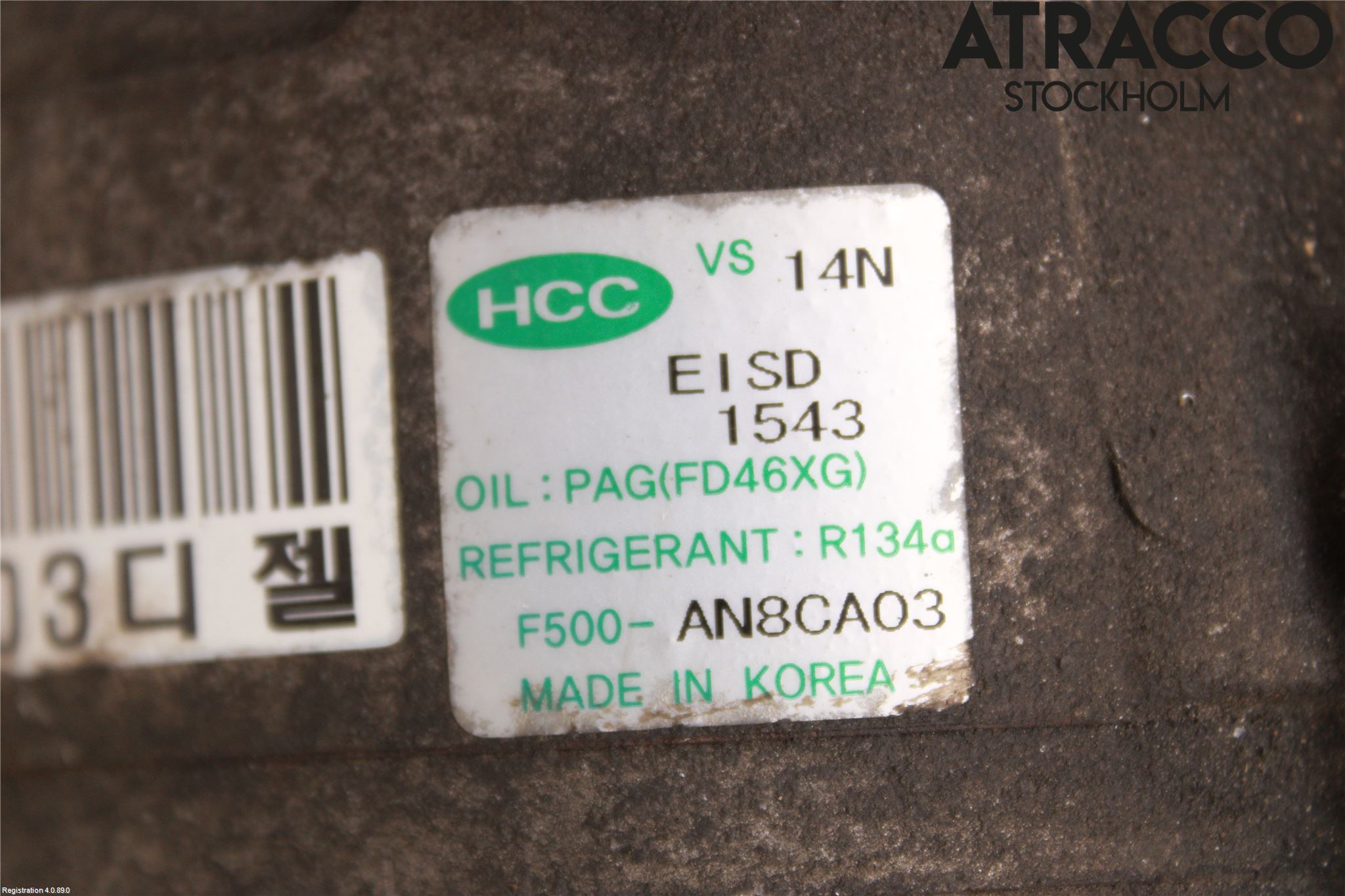 Hyundai i30 FD 07-12 Varme Ac Kompressor