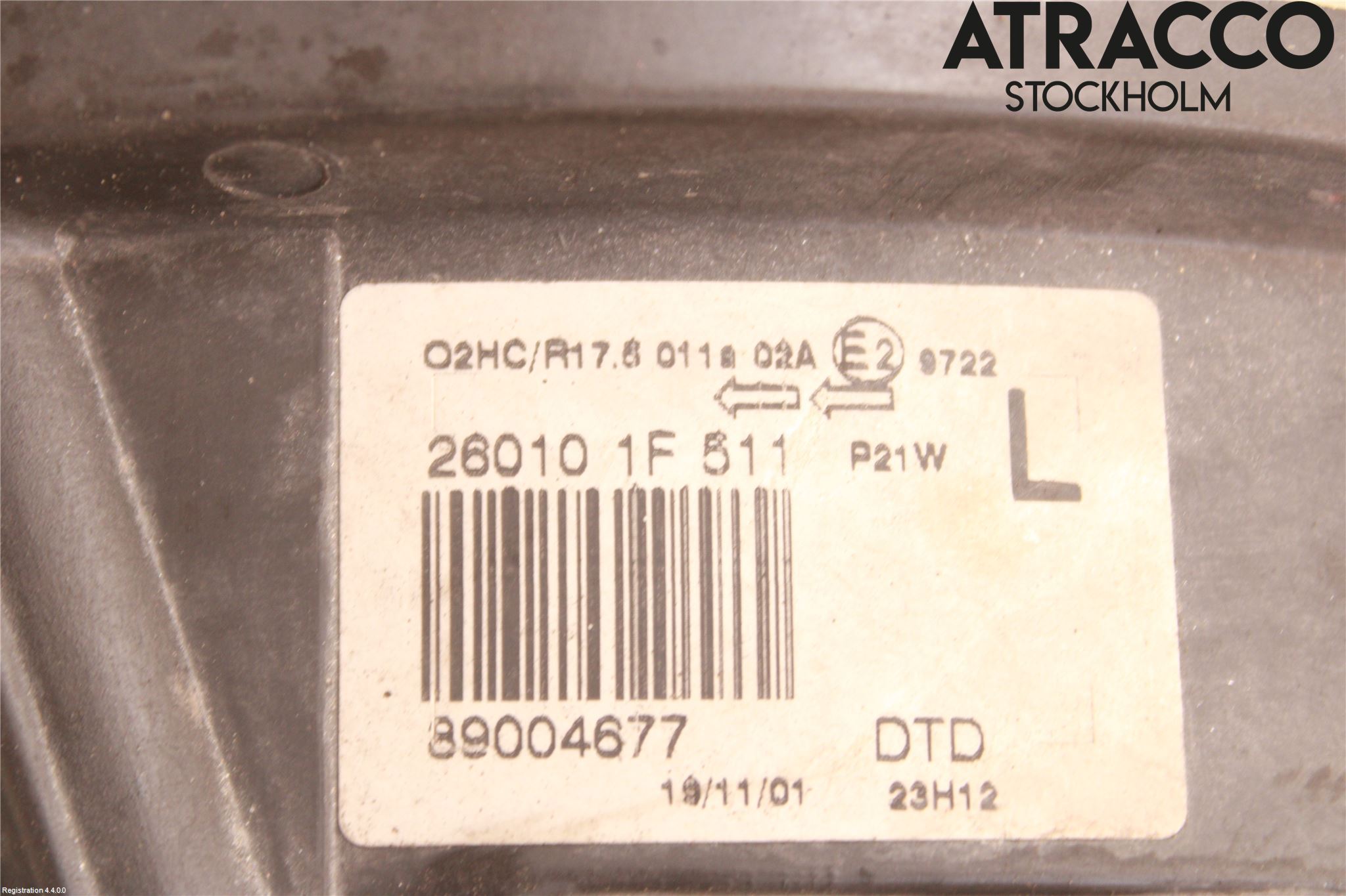 Nissan MICRA 99-02 Frontlykt Høyre