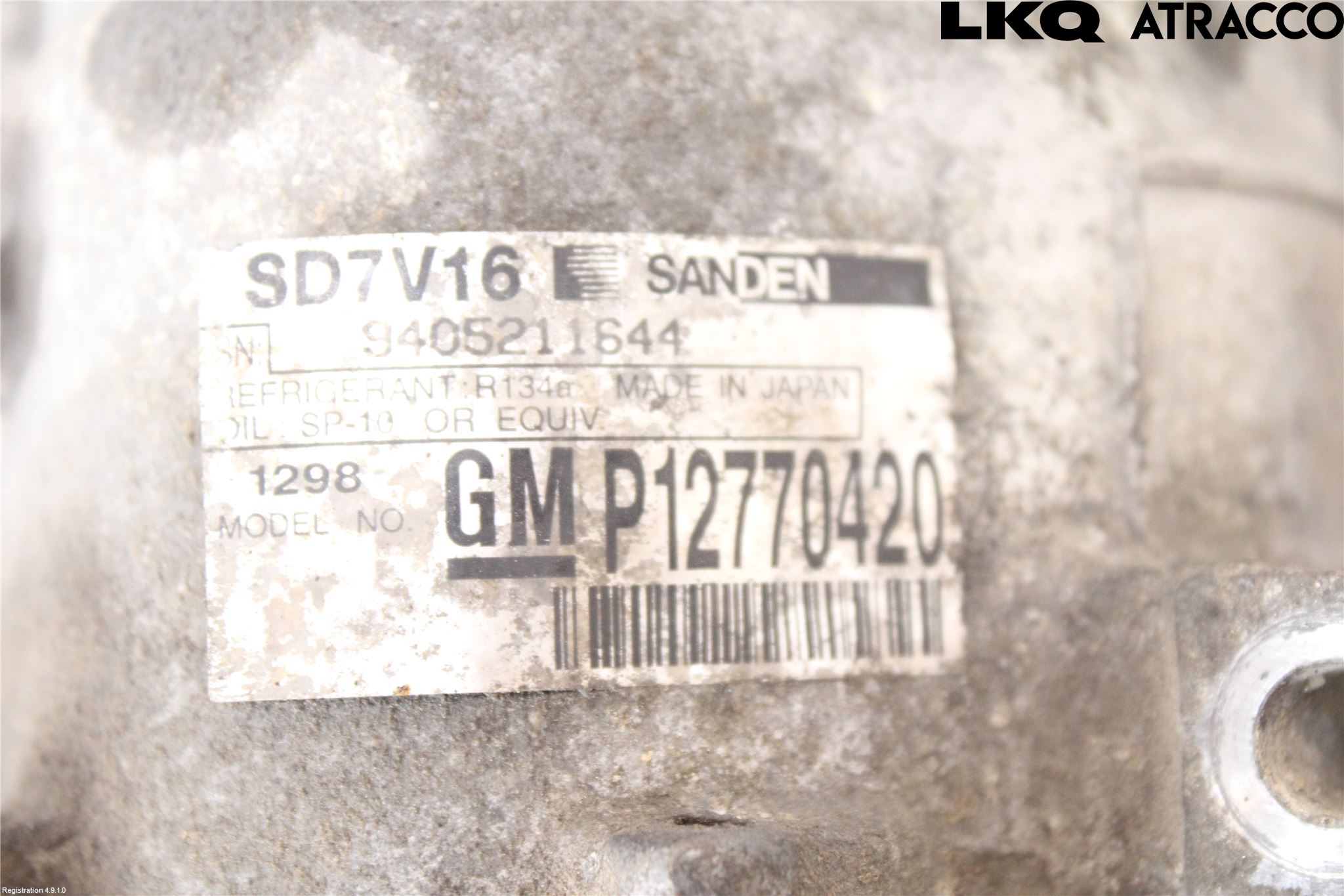 Saab 9-3 VER2/VER3 08-15 Varme Ac Kompressor