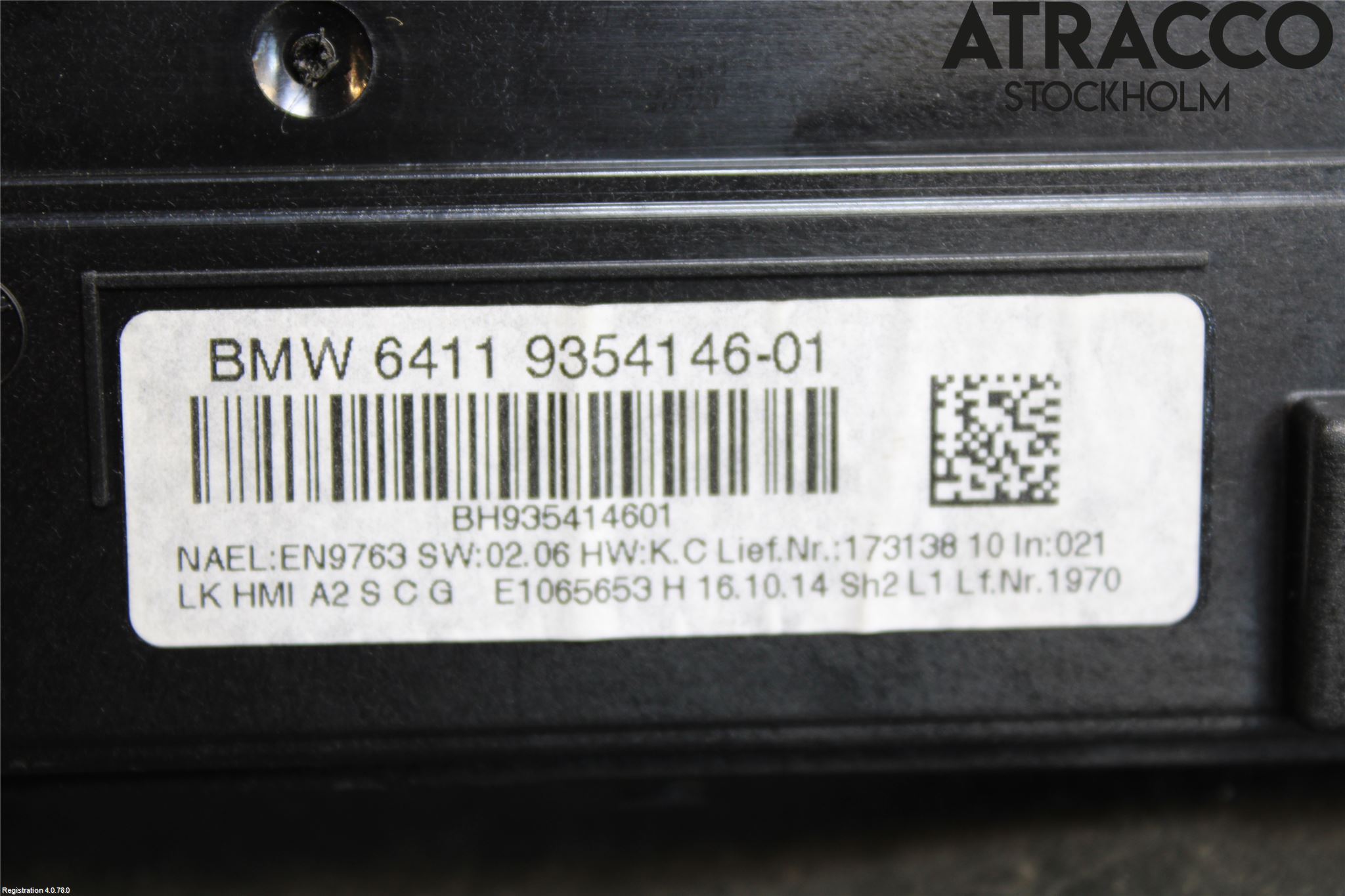 BMW 2 F45 Active Tourer 14-21 Varme Ac Betjening-Display
