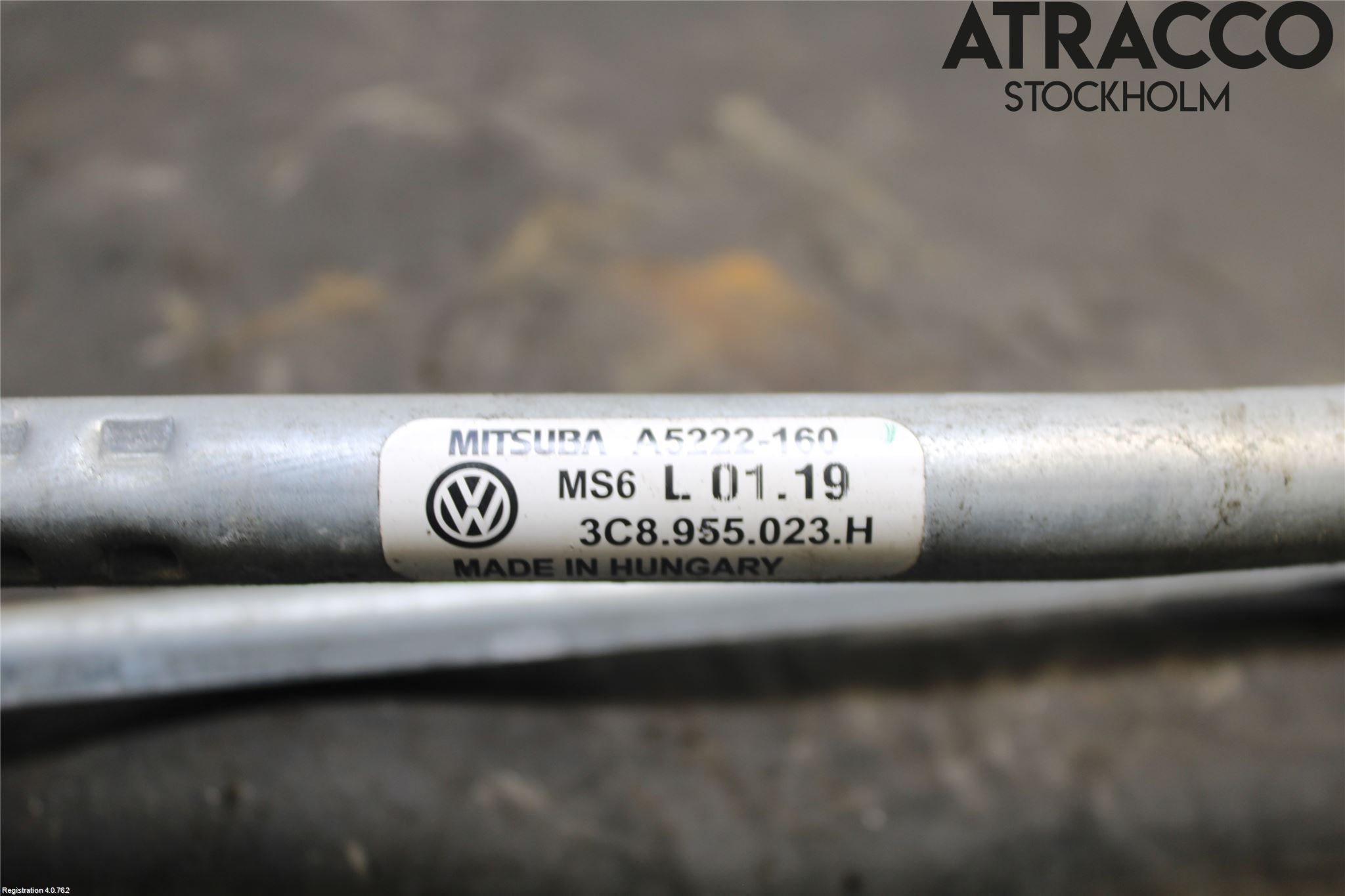 Volkswagen VW PASSAT CC 08-16 Viskeroverføring Frontrute