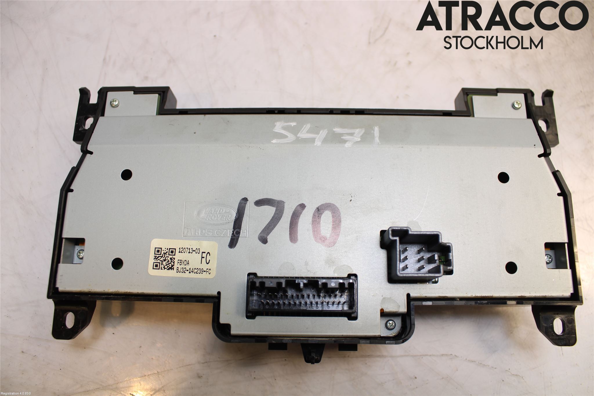 Landrover LAND ROVER RANGE ROVER EVOQUE (L538) 11-18 Varme Ac Betjening-Display