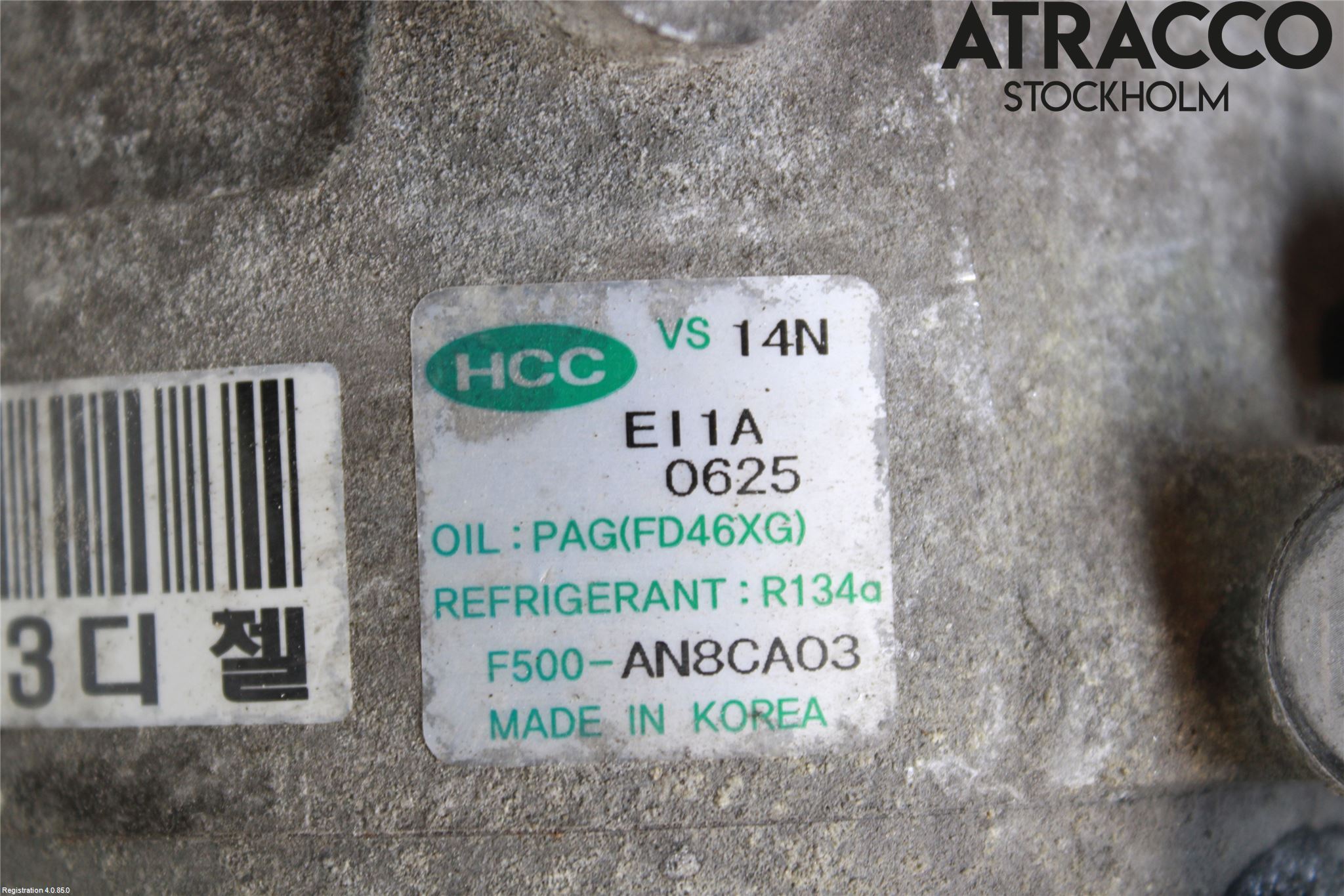 Hyundai i30 FD 07-12 Varme Ac Kompressor