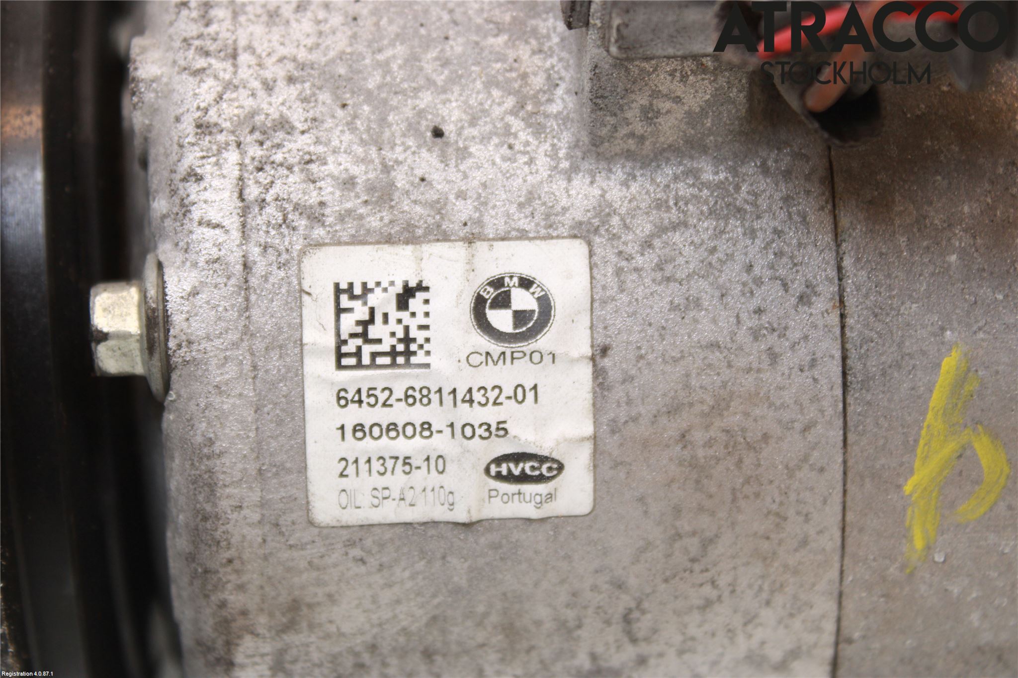 Mini ONE/COOPER 3DR F56 14-24 Varme Ac Kompressor