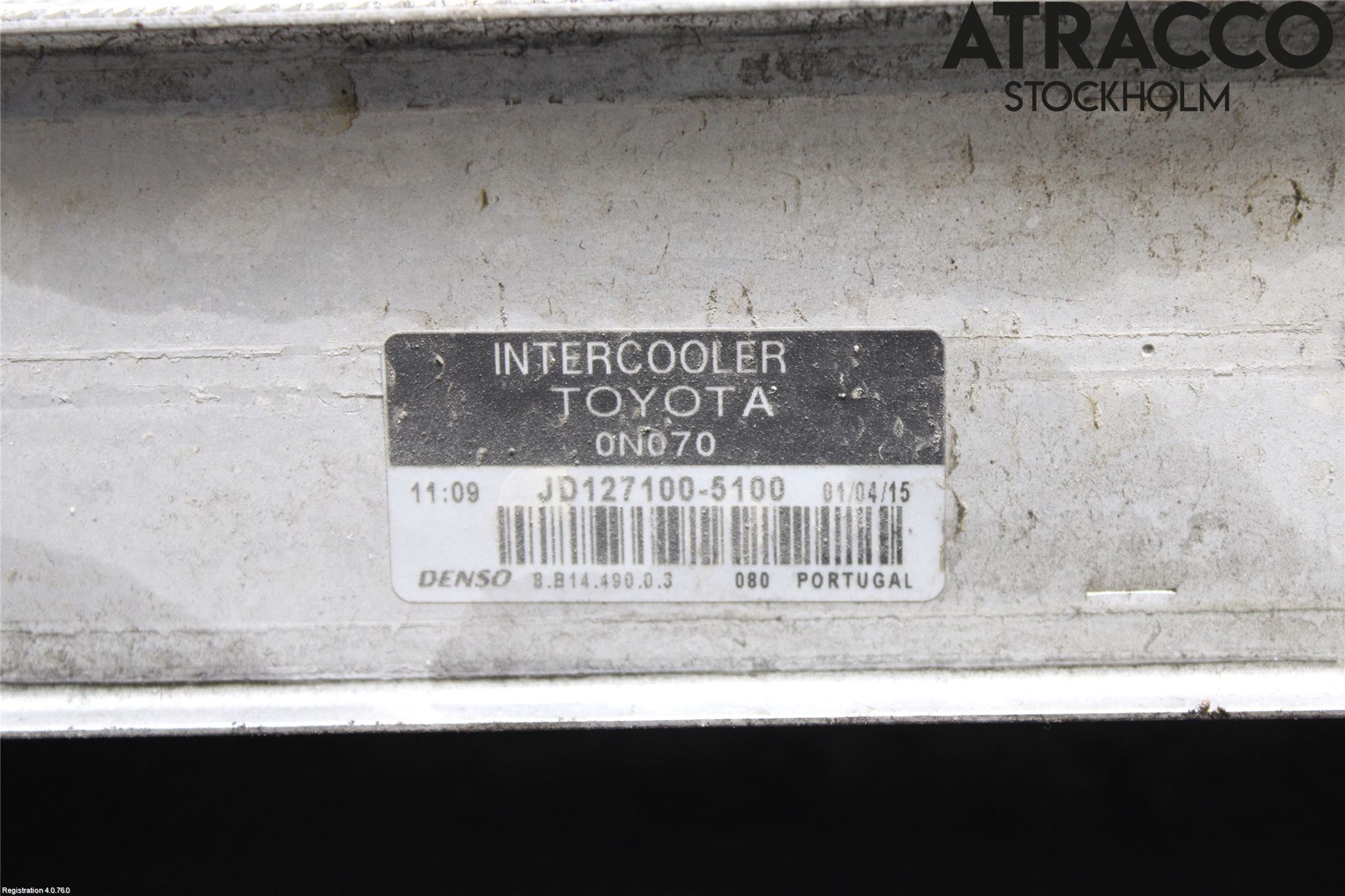 Toyota URBAN CRUISER Intercooler Radiator