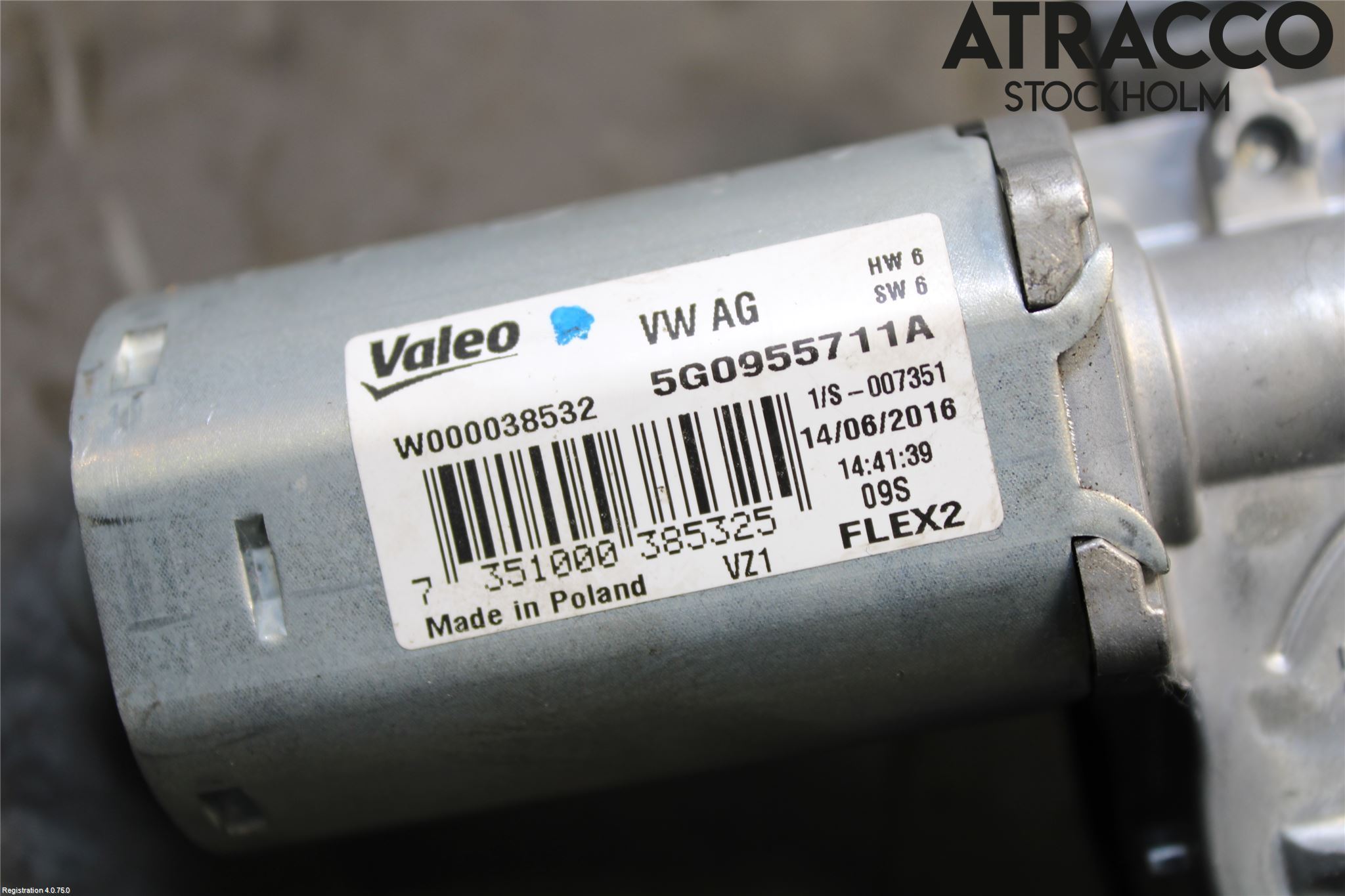 Volkswagen VW GOLF / E-GOLF VII 13-20 Viskermotor Bakluke