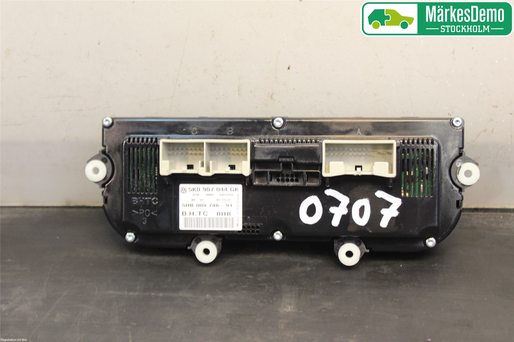 Volkswagen VW GOLF PLUS/CROSS GOLF 04-14 Varme Ac Betjening-Display