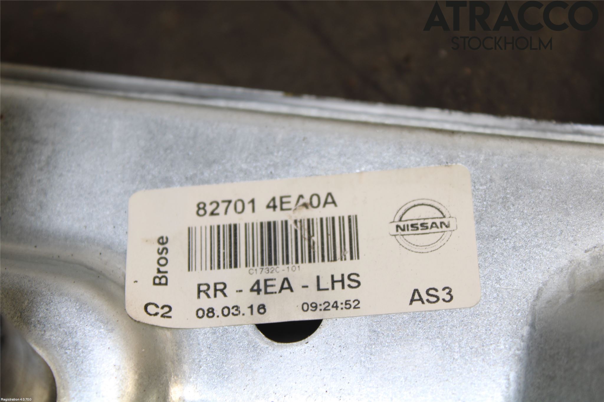 Nissan QASHQAI 14-17 Vindusheis El Komp