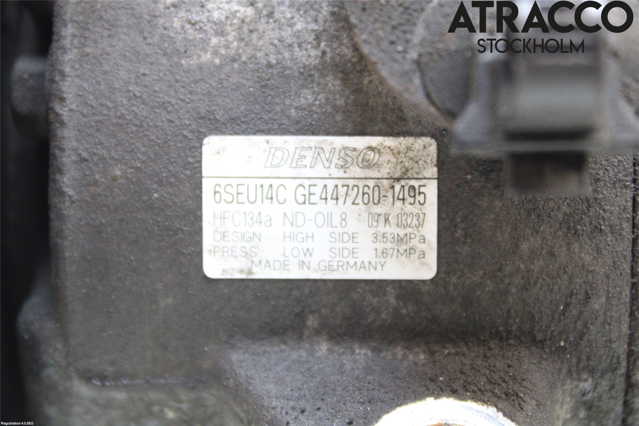 Toyota AURIS 07-09 Varme Ac Kompressor