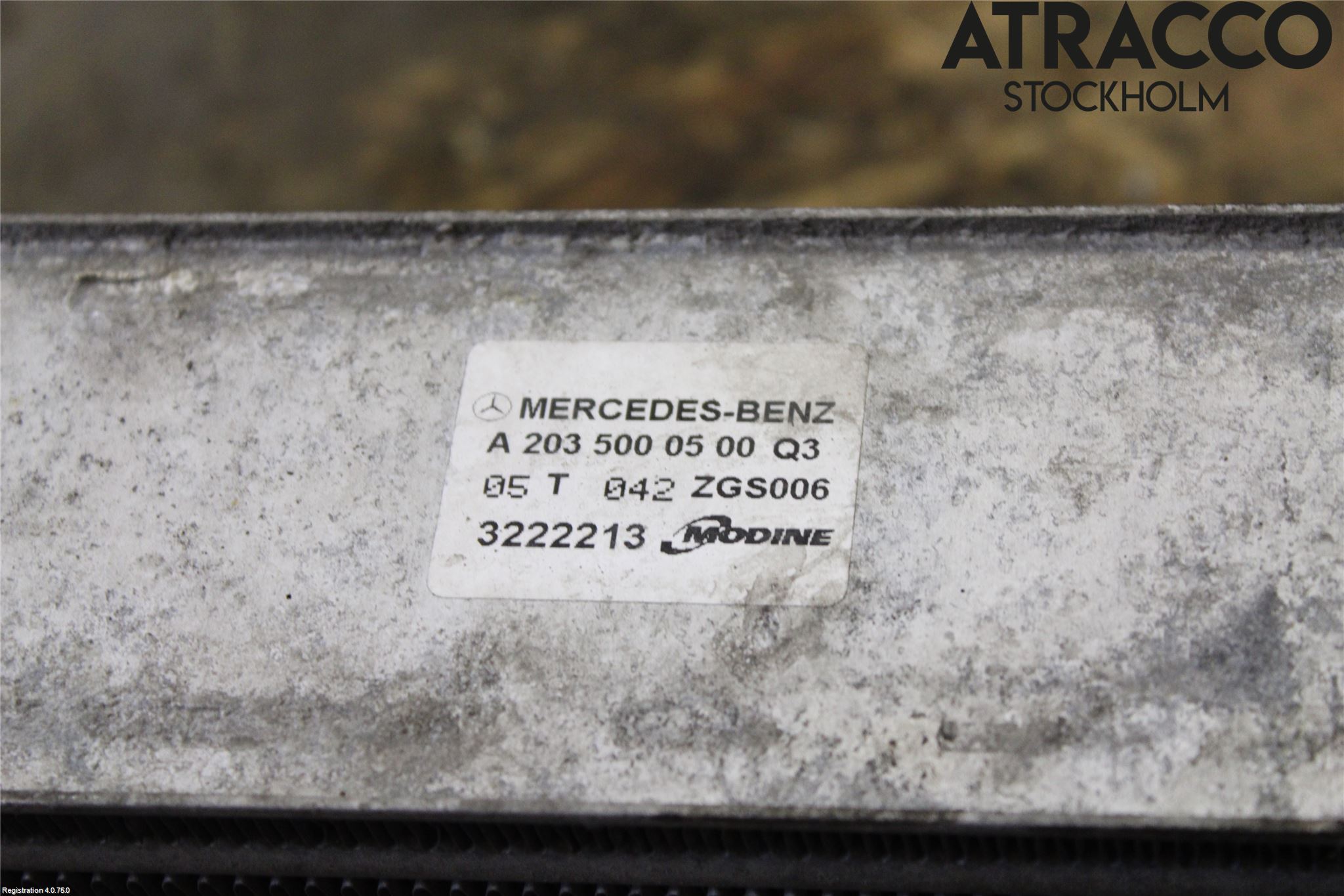 Mercedes-Benz MB C (203) 00-07 Intercooler Radiator