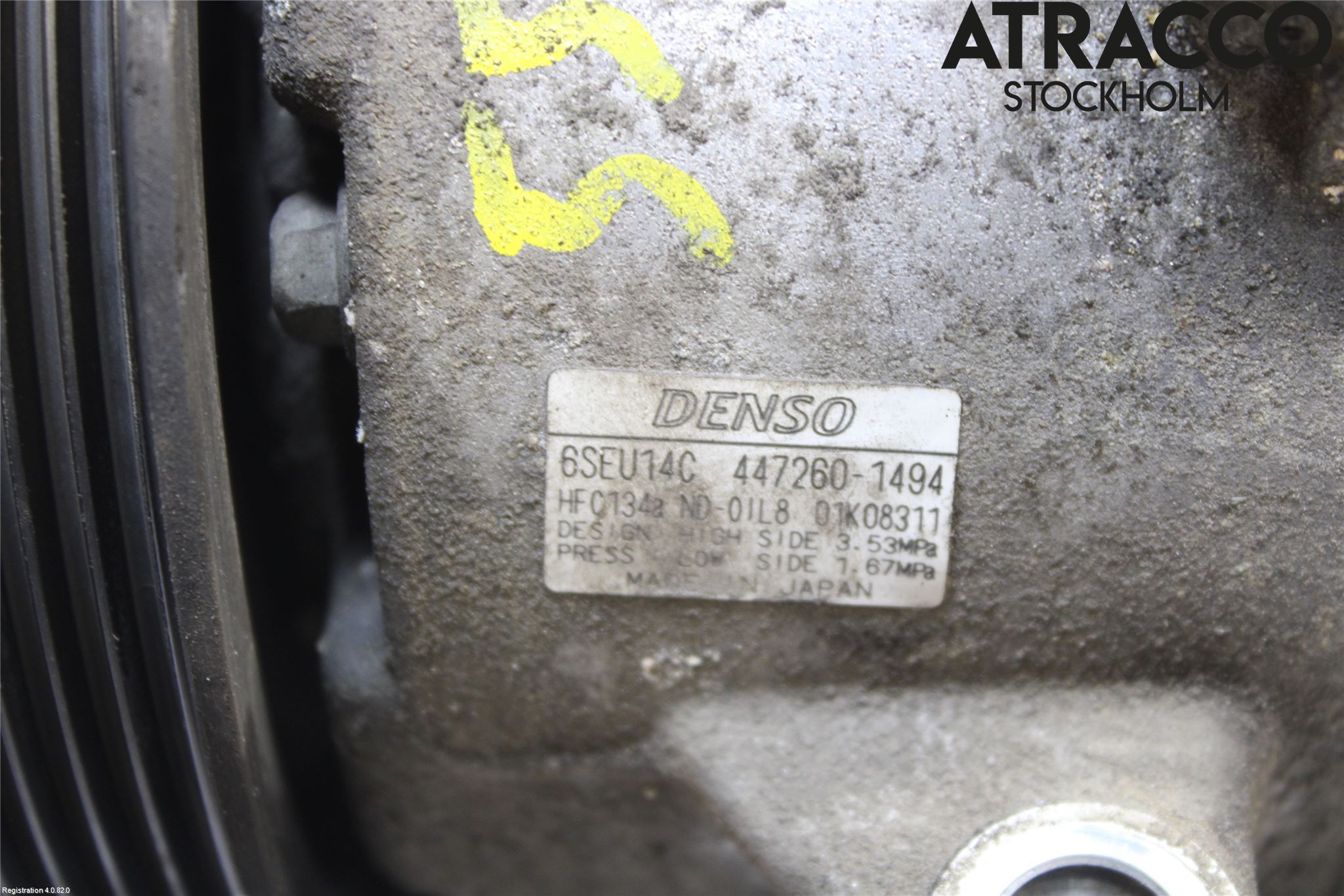 Toyota COROLLA 08-12 Varme Ac Kompressor