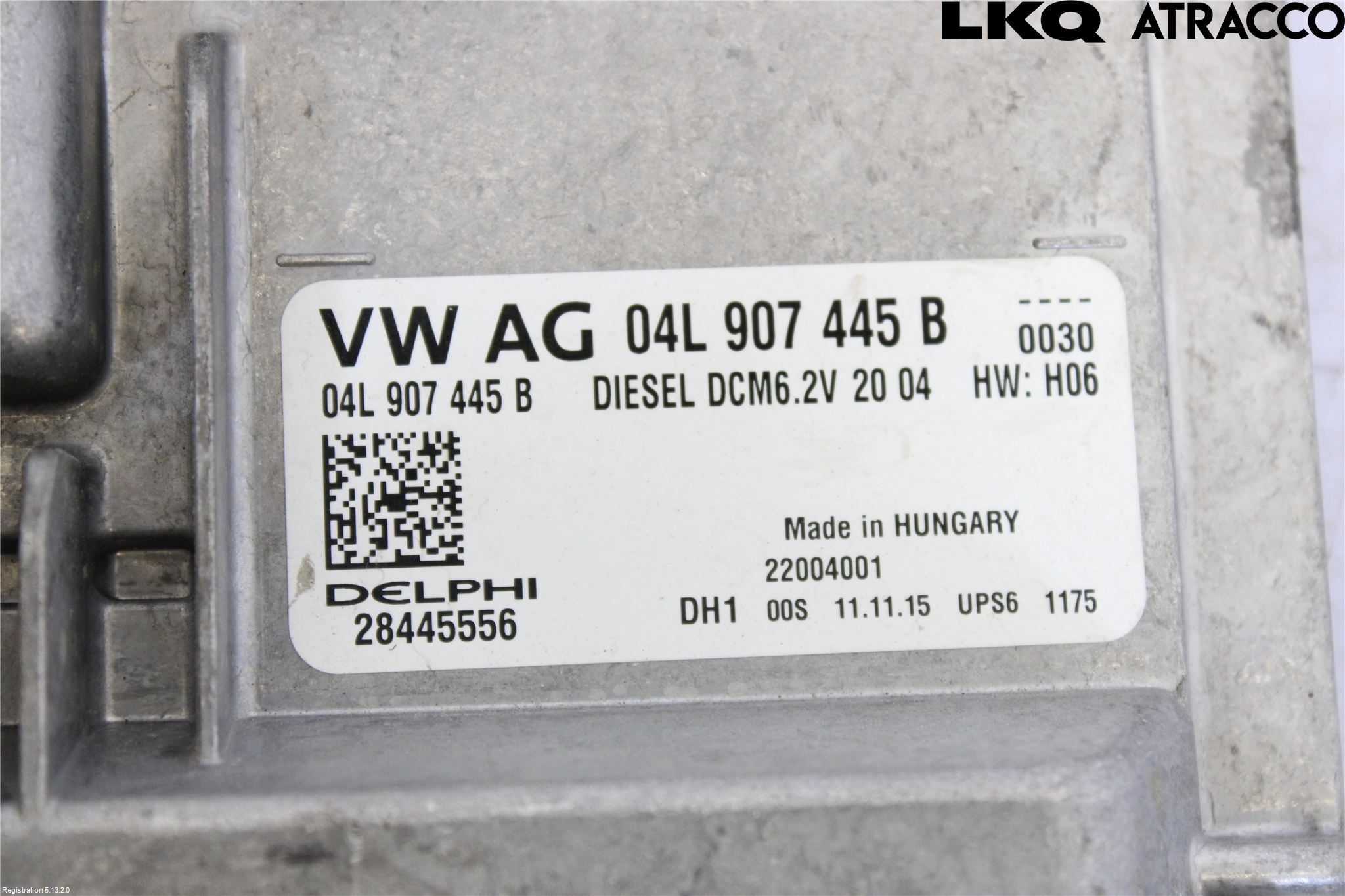 Volkswagen VW GOLF / E-GOLF VII 13-20 Styreenhet Dieselpumpe