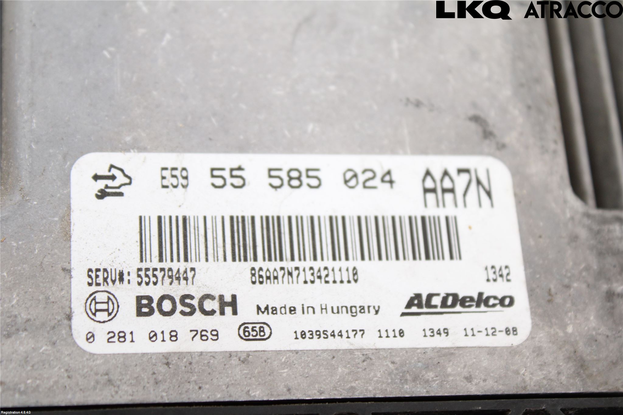 Opel ZAFIRA C 12-19 Styreenhet Dieselpumpe