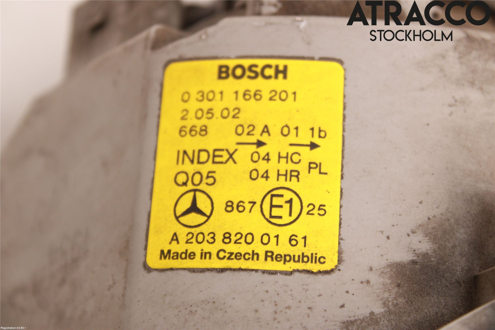 Mercedes-Benz MB C (203) 00-07 Frontlykt Venstre
