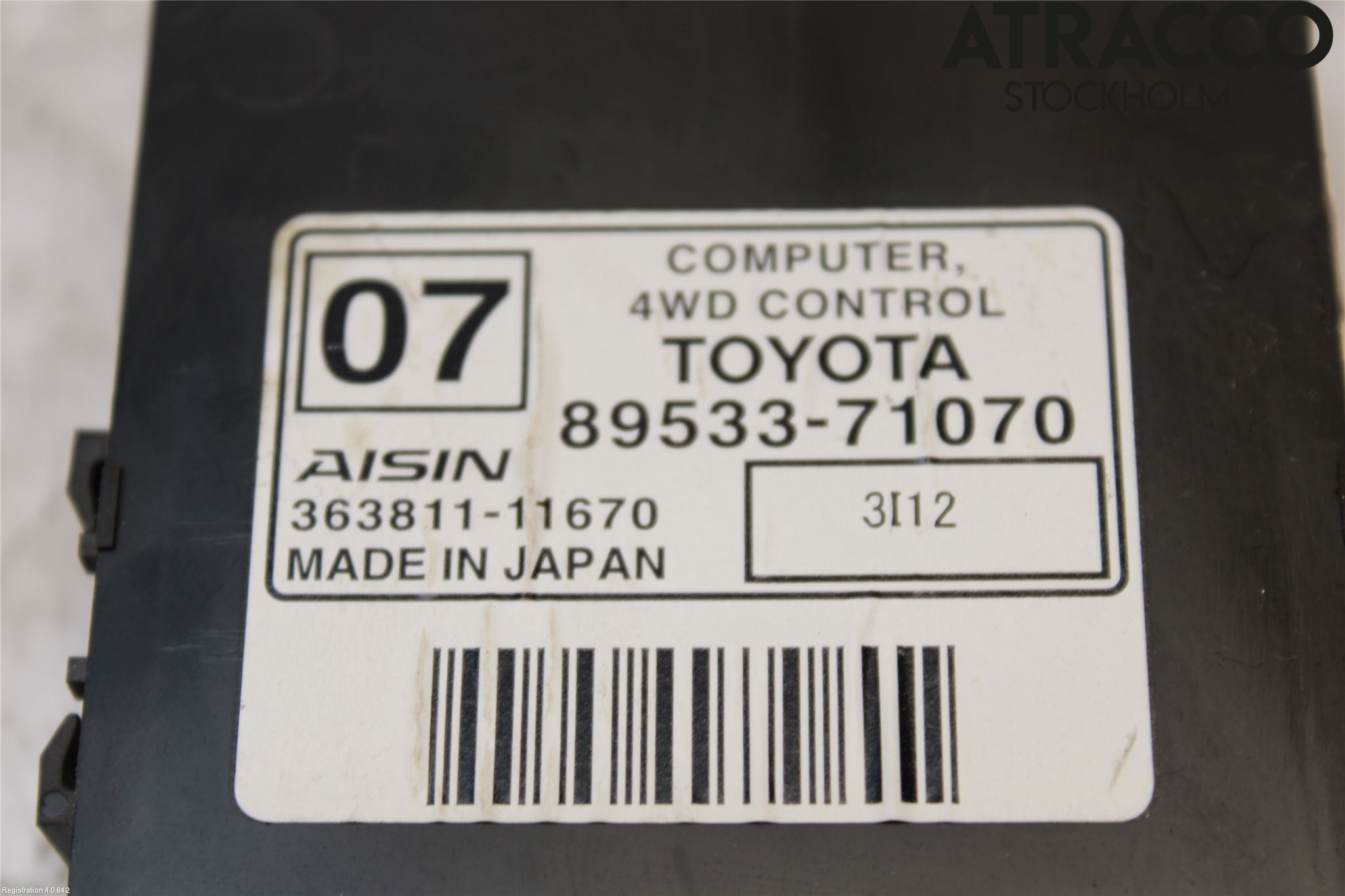 Toyota HILUX 05-16 Styreenhet 4Wd