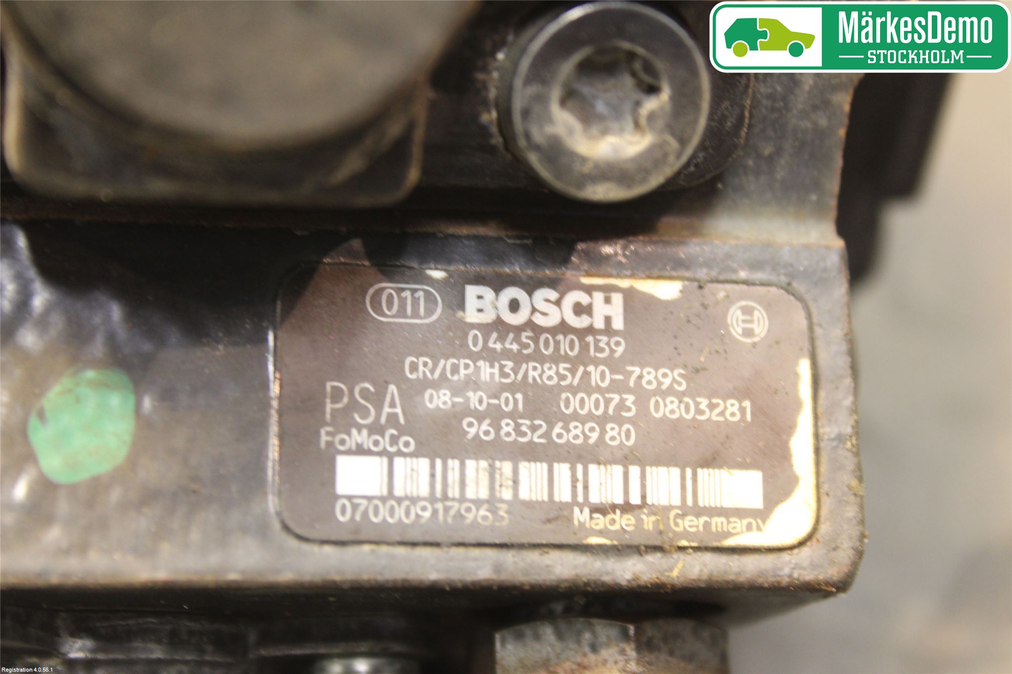 Peugeot 407 Drivstoff Dieselpumpe Hoved