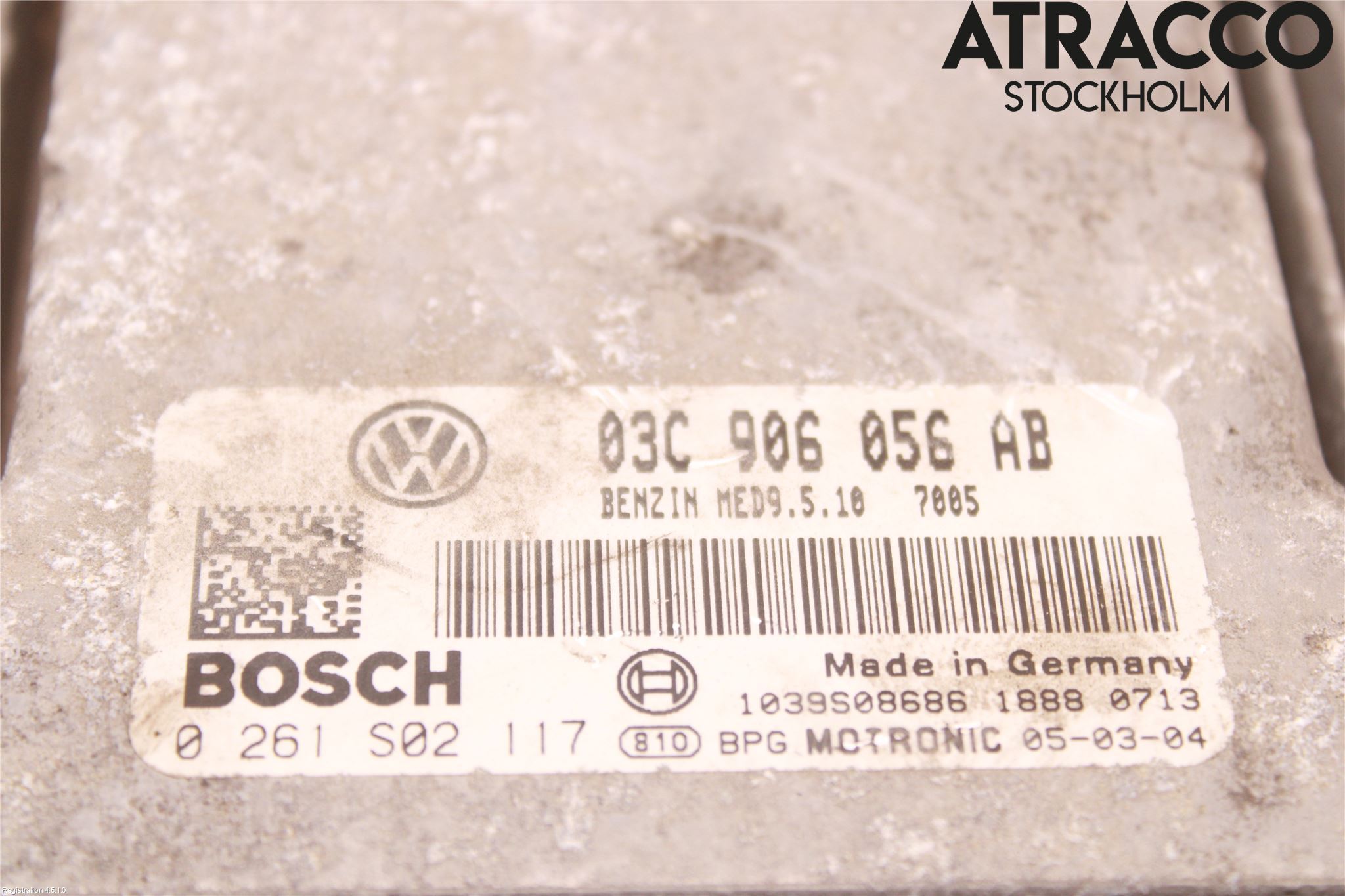 Volkswagen VW GOLF PLUS/CROSS GOLF 04-14 Styreenhet Innsprøytning