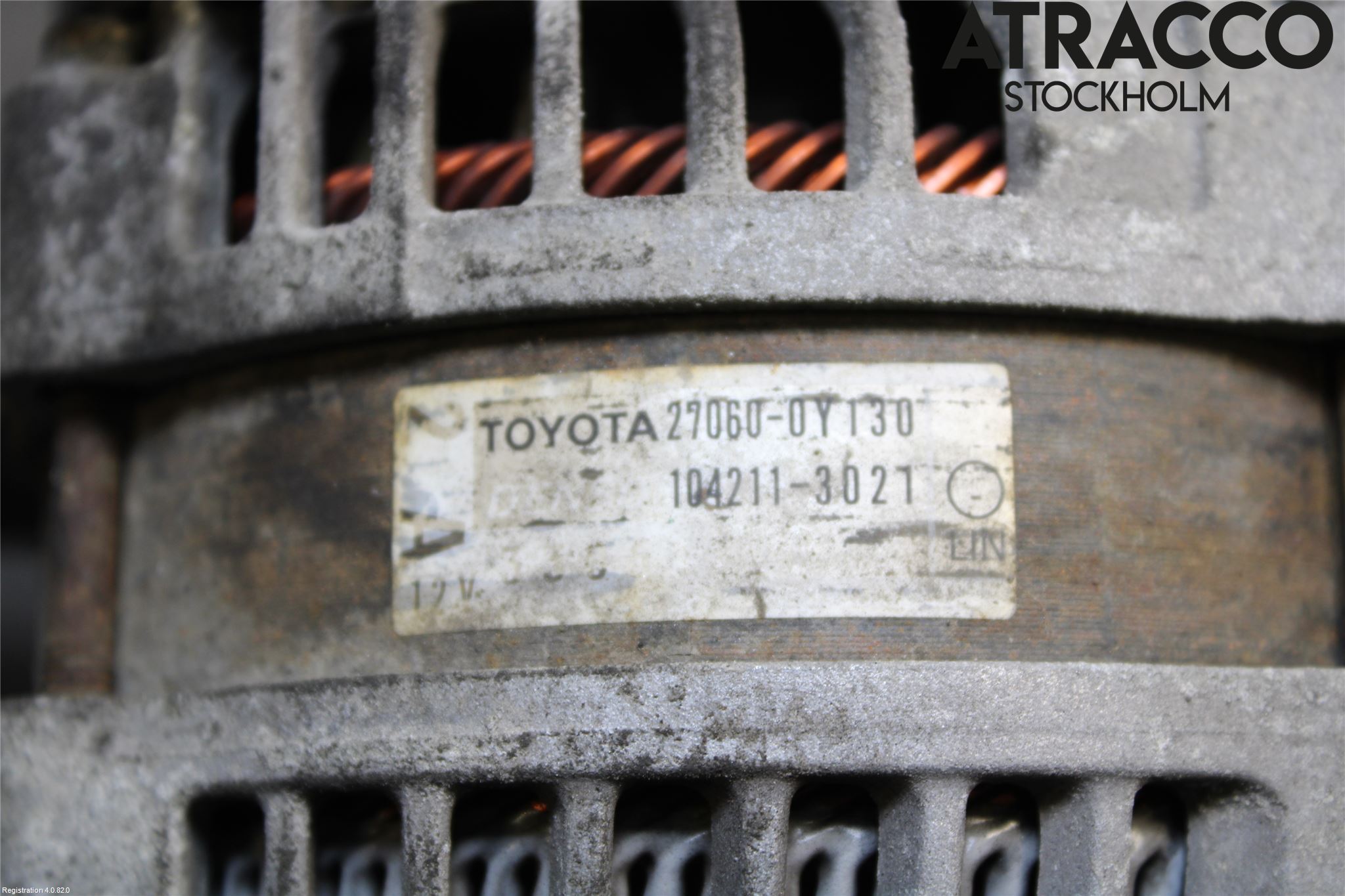 Toyota YARIS XP130 12-14 Dynamo