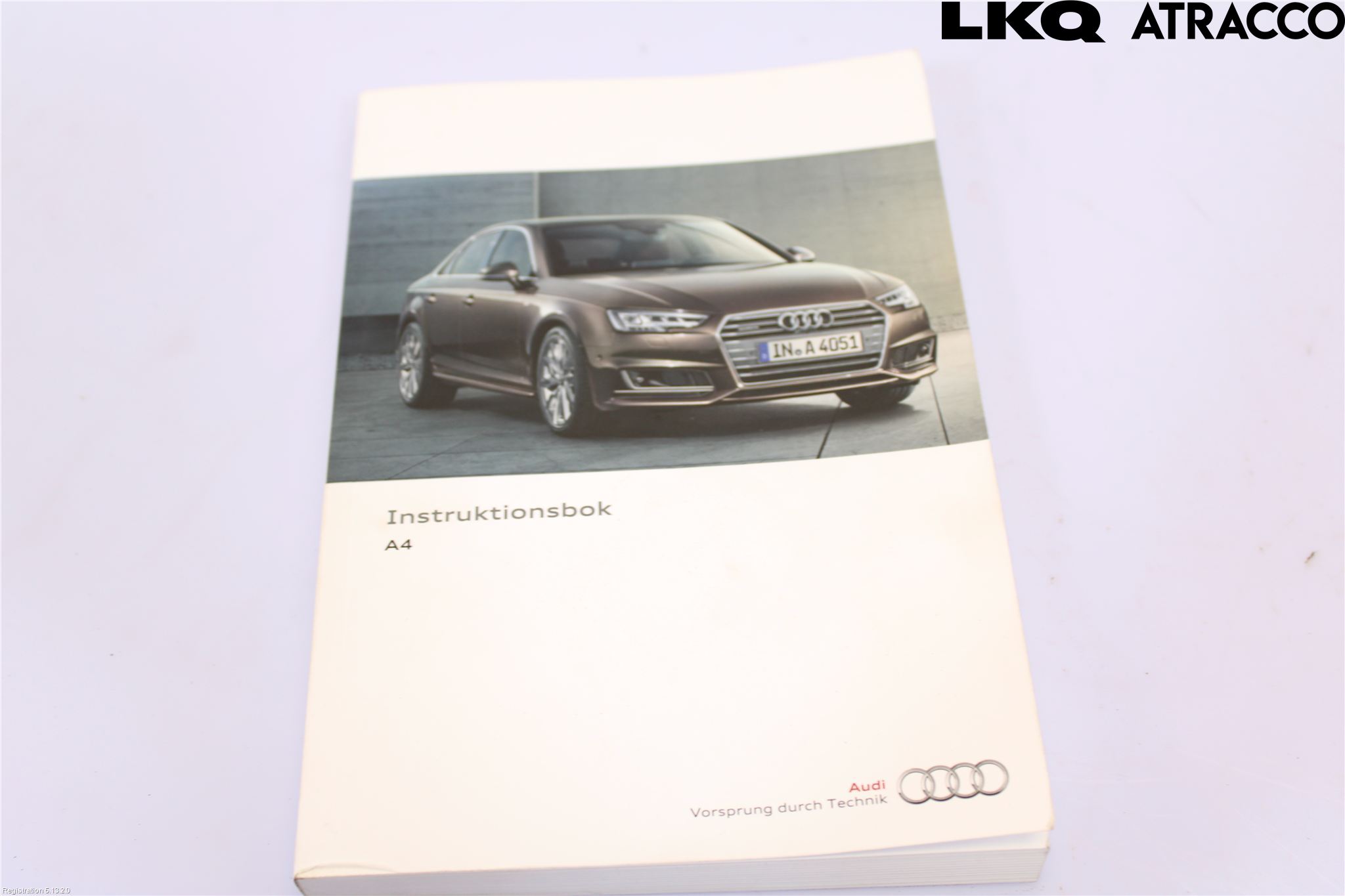 Audi A4/S4 B9 16-19 Instruksjonsbok