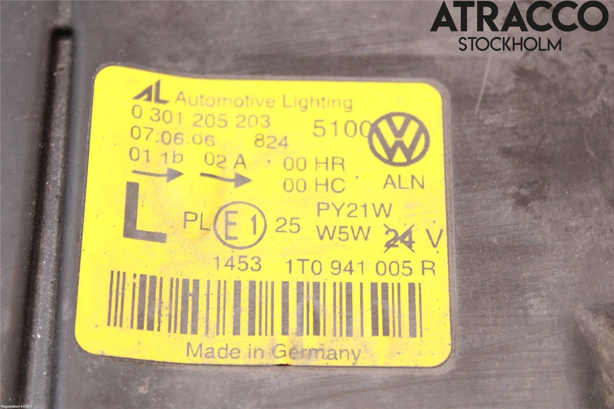 Volkswagen VW TOURAN 03-10 Frontlykt Venstre
