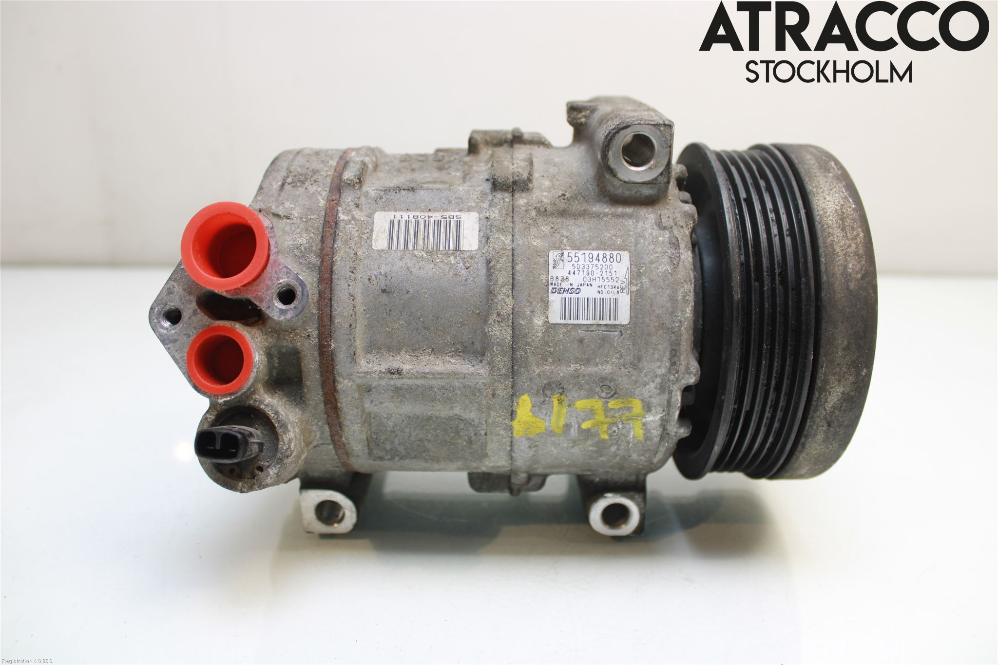 Fiat GRANDE PUNTO 05-10 Varme Ac Kompressor