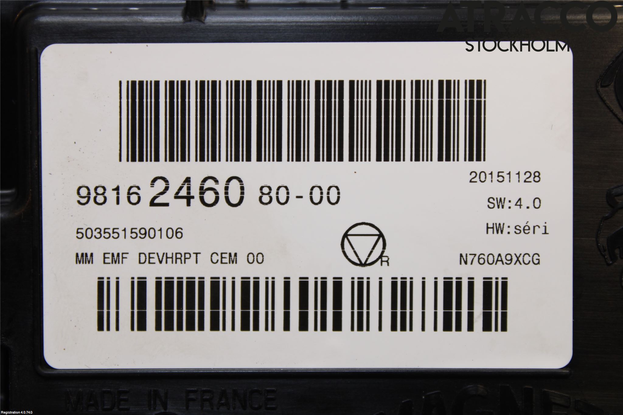 Citroen C5 08-17 Stereo Radio Med Cd