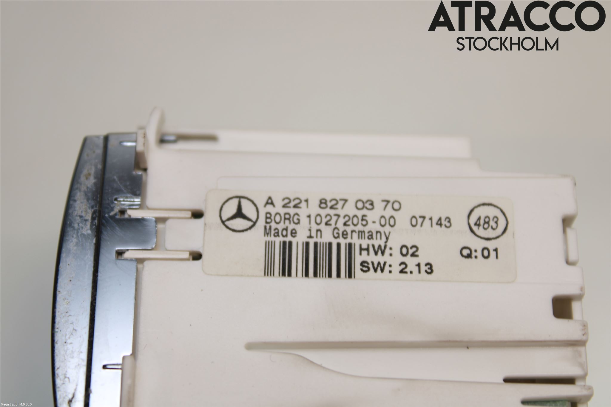 Mercedes-Benz MB S-KLASS (W221) 05-13 Instr Klokke