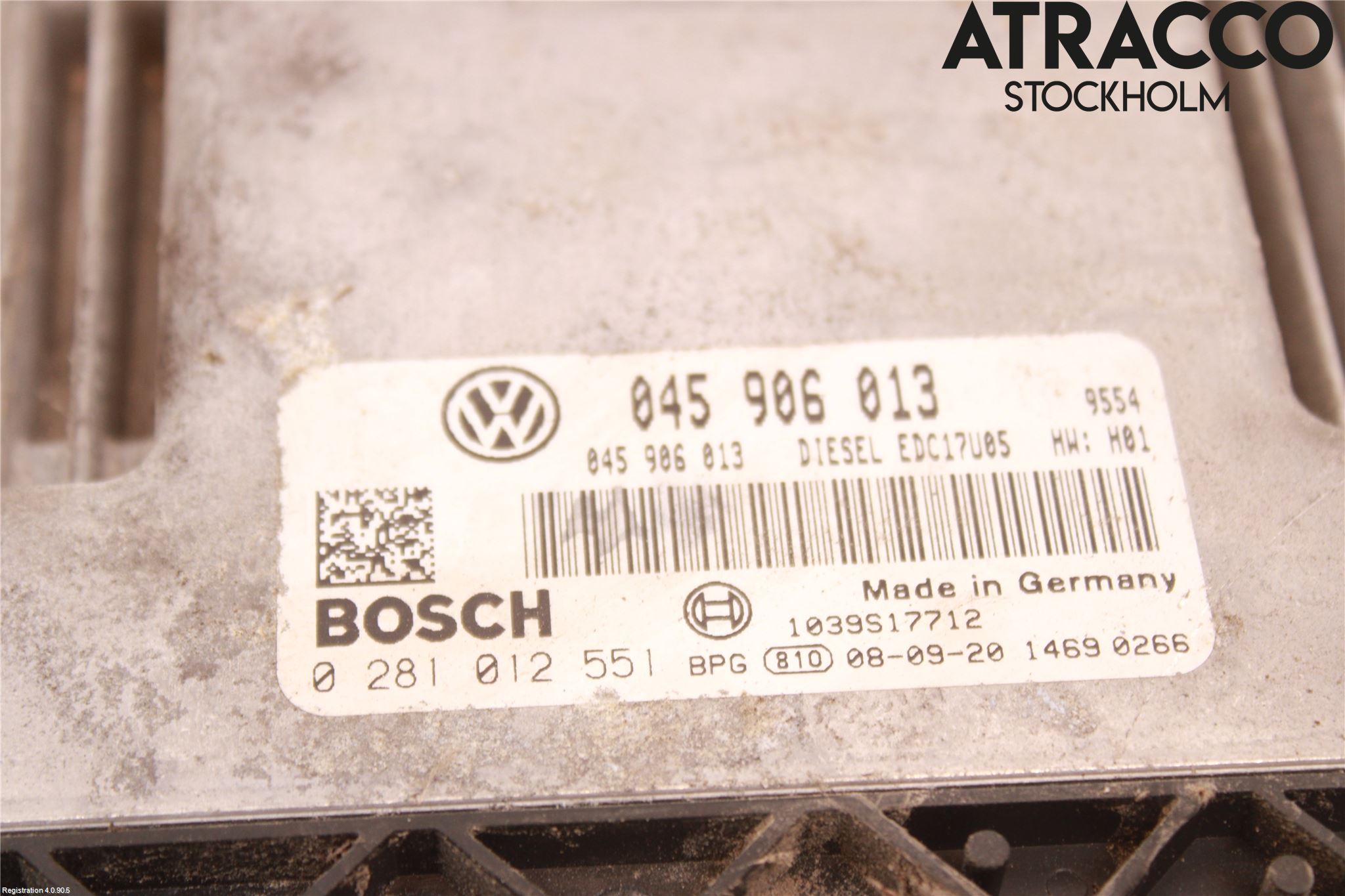 Volkswagen VW POLO 05-09 Styreenhet Dieselpumpe