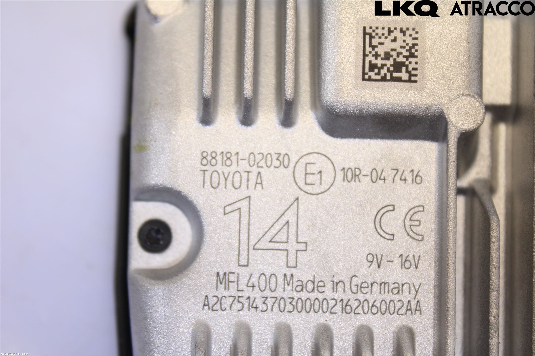 Toyota AURIS 13-19 Parkeringshjelp Kamera