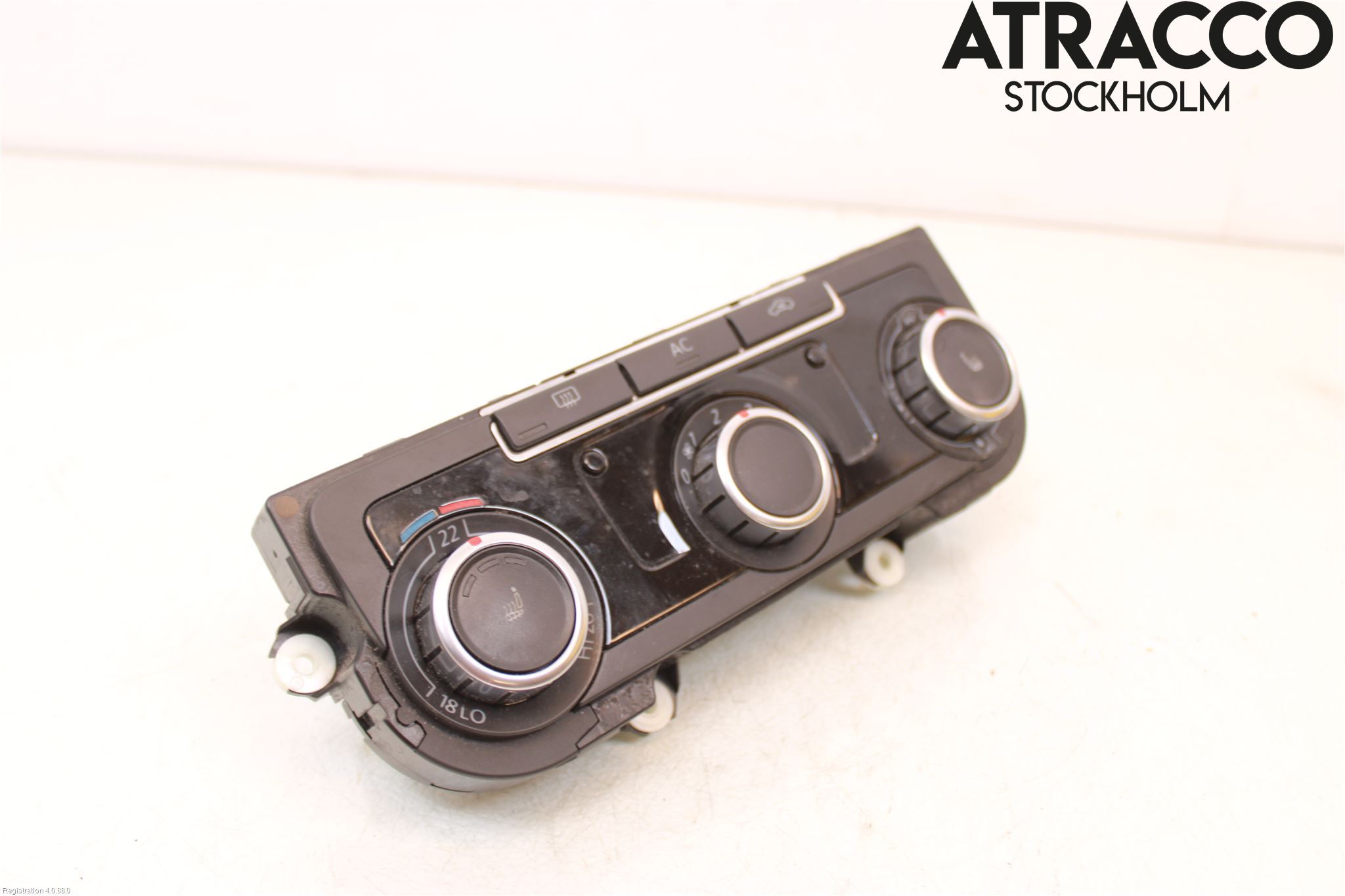 Volkswagen VW GOLF VI 09-13 Varme Ac Betjening-Display