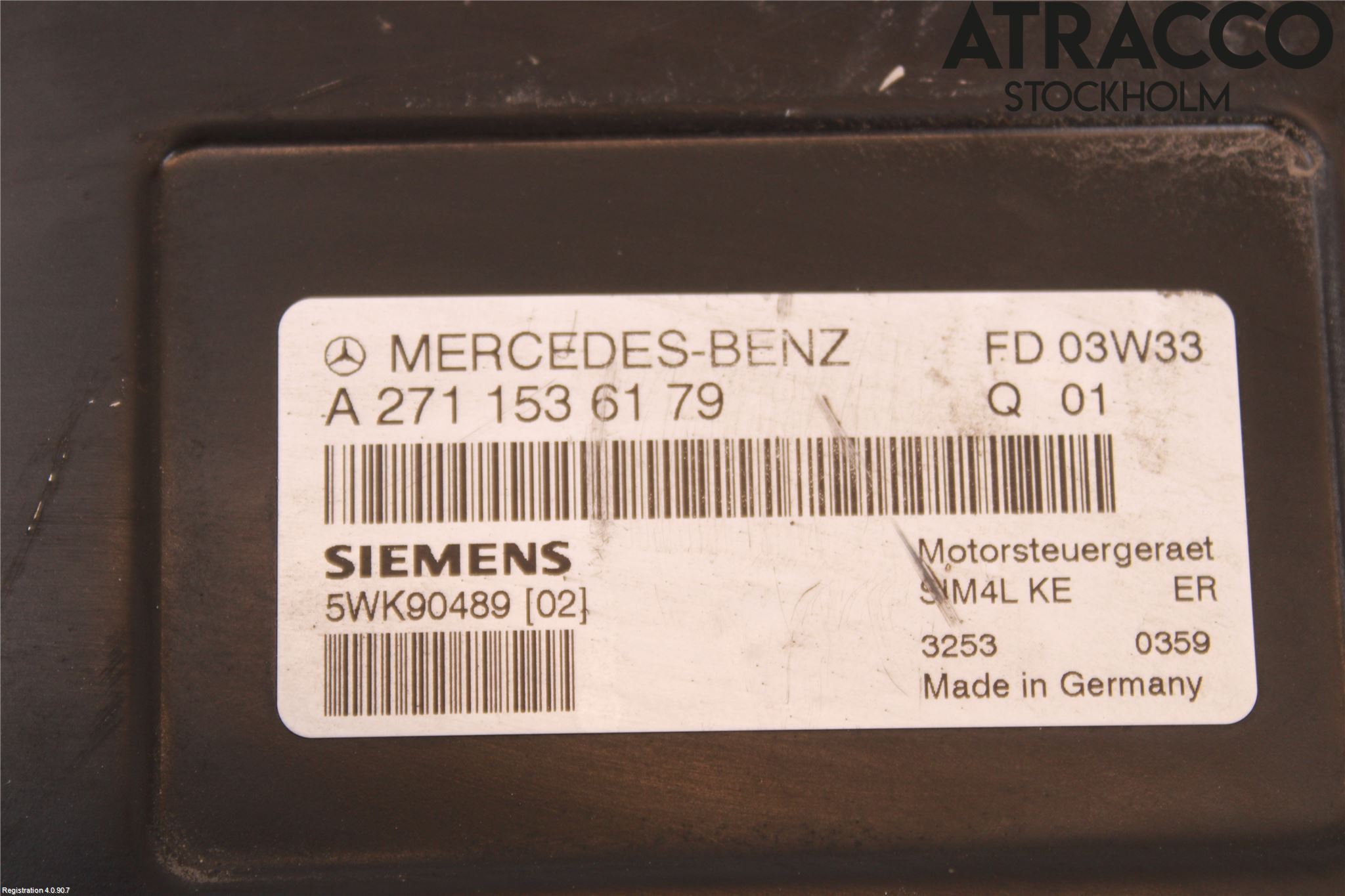 Mercedes-Benz MB C (203) 00-07 Styreenhet Innsprøytning