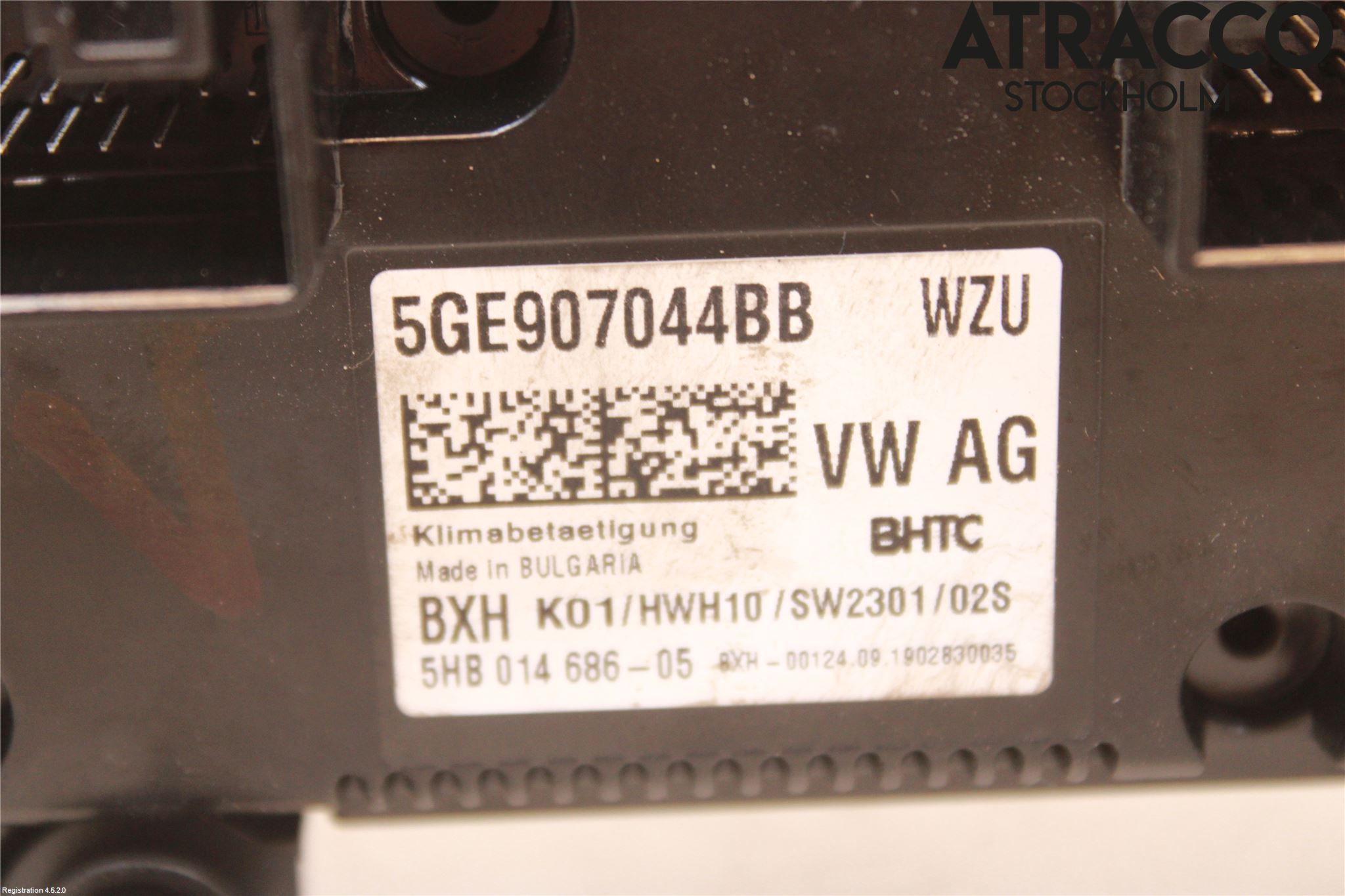 Volkswagen VW PASSAT 20-24 Varme Ac Betjening-Display
