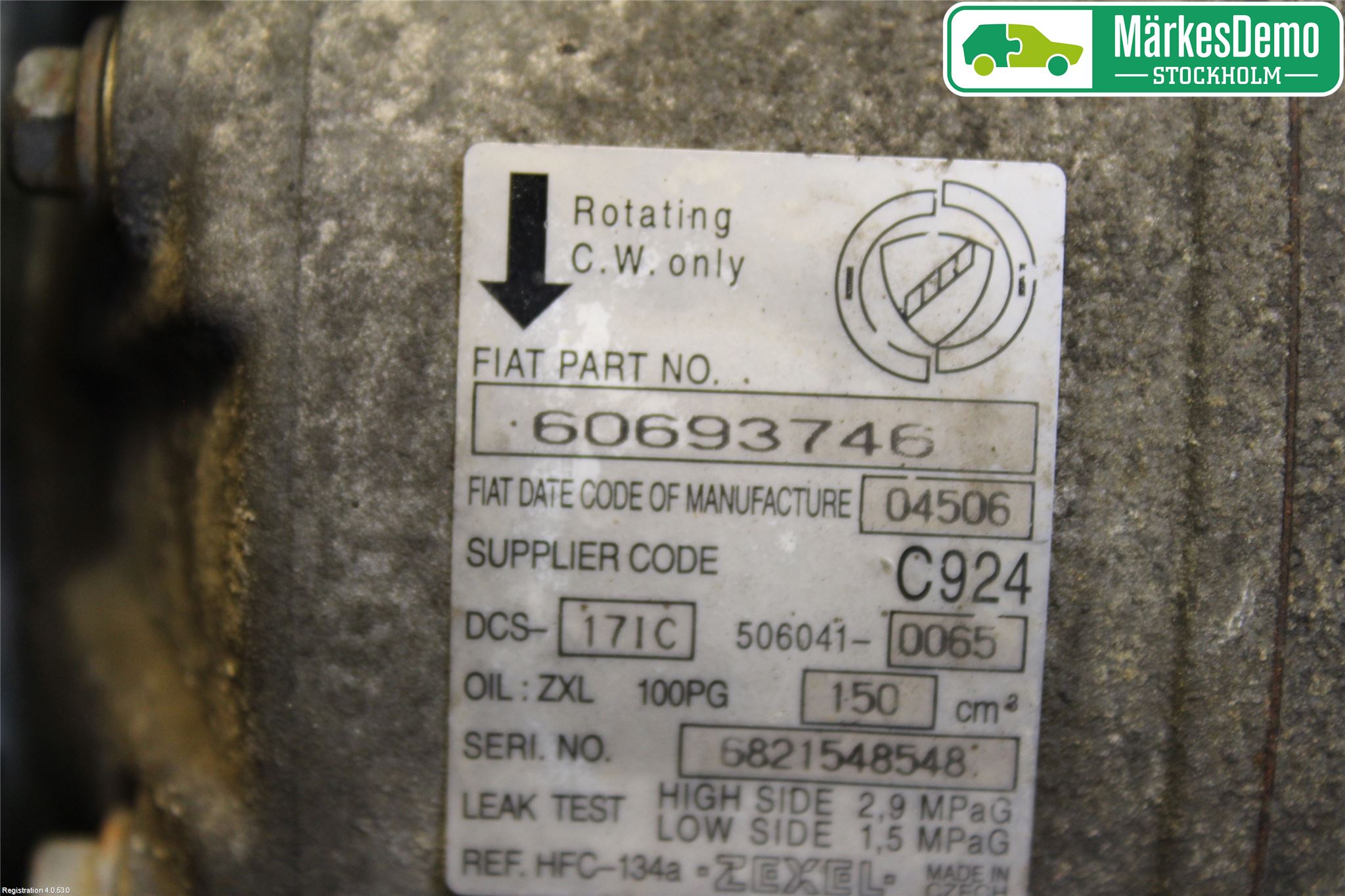 Alfa 159 Varme Ac Kompressor