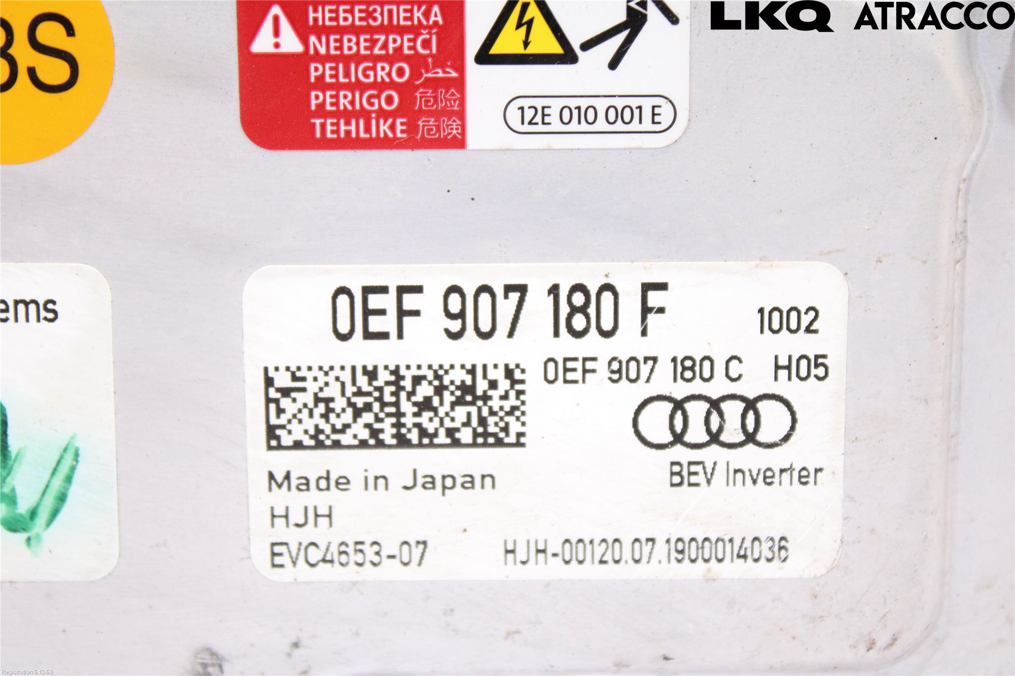 Audi E-TRON, S GE 19- Inverter 12-)220V