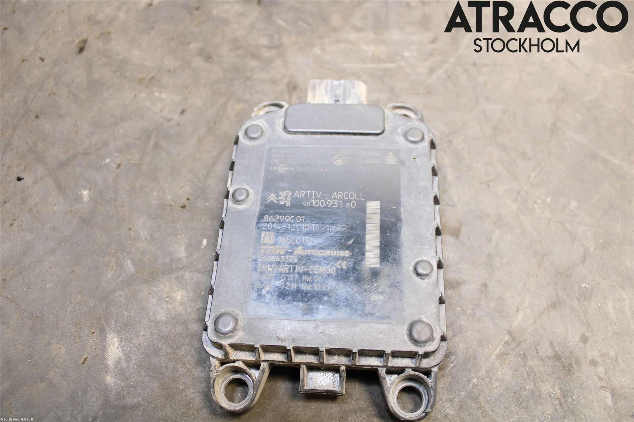 Peugeot 308 14-21 Sensor Fartsbegrensning