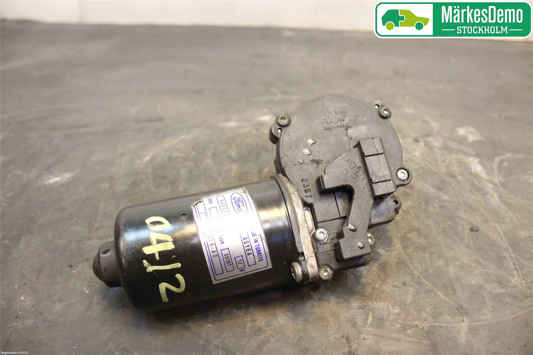 Ford TRANSIT CONNECT 03-08 Viskermotor Frontrute