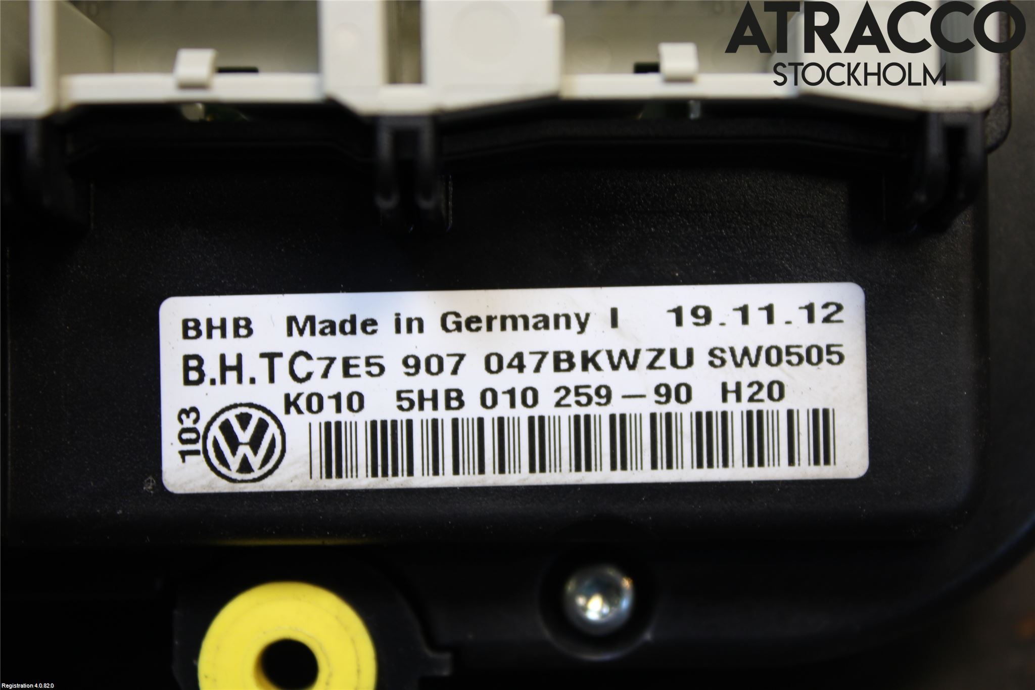Volkswagen VW TRANSP/CARAVELLE (T5) 04-15 Varme Ac Betjening-Display