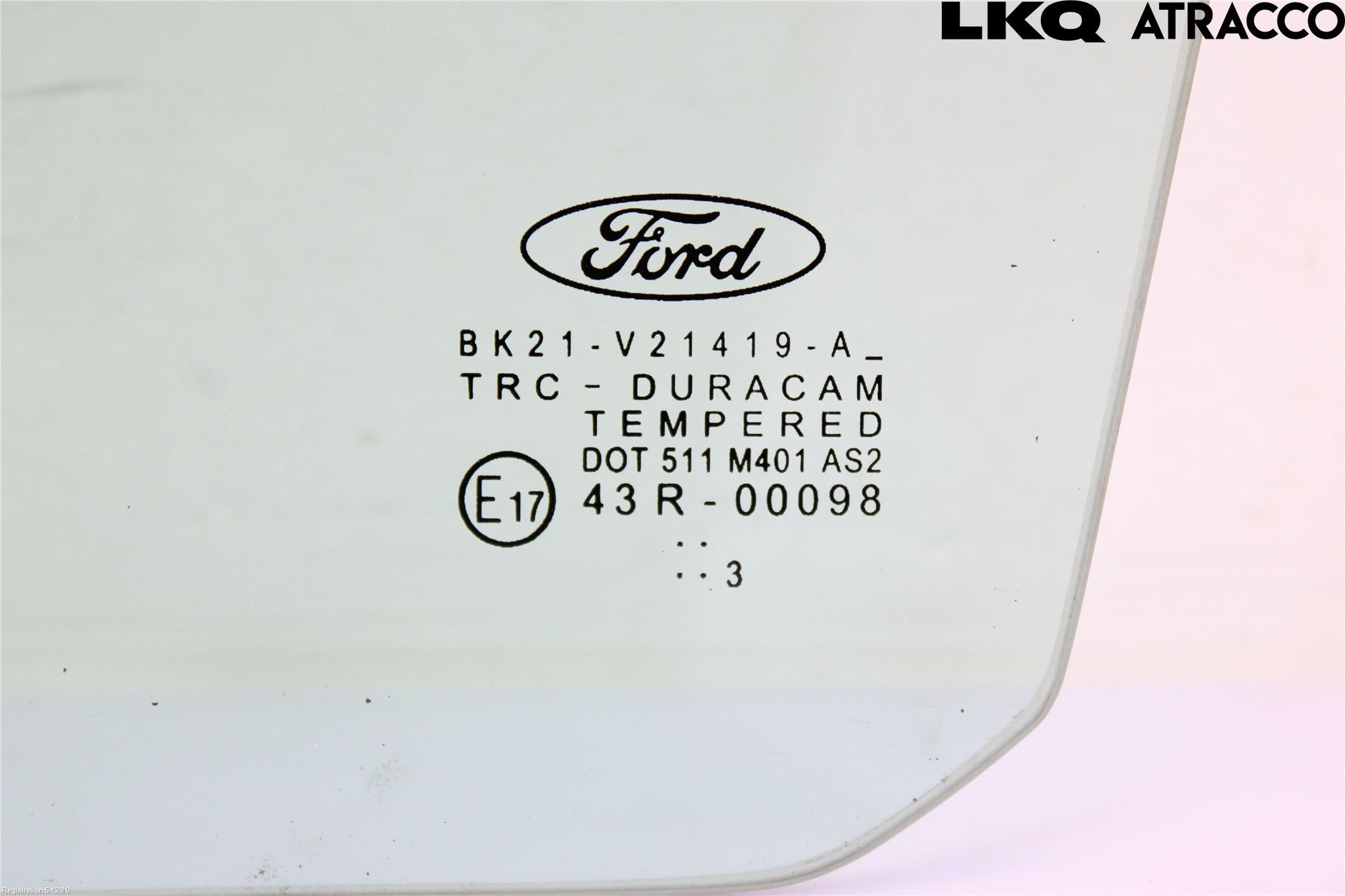 Ford TRANSIT SKÅP/BUSS 14-22 Dørrute Foran Høyre Trekant