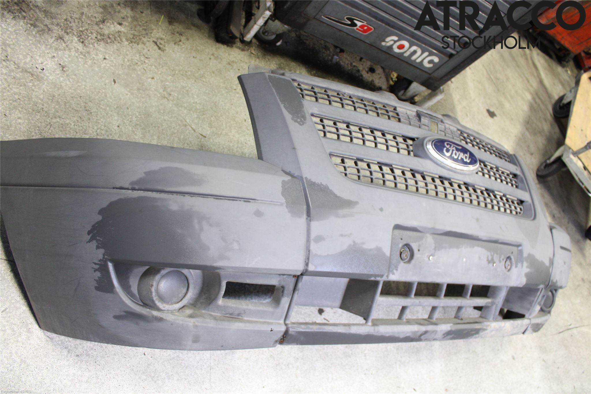 Ford TRANSIT    06-13 Støtfanger Foran Plastdeksel