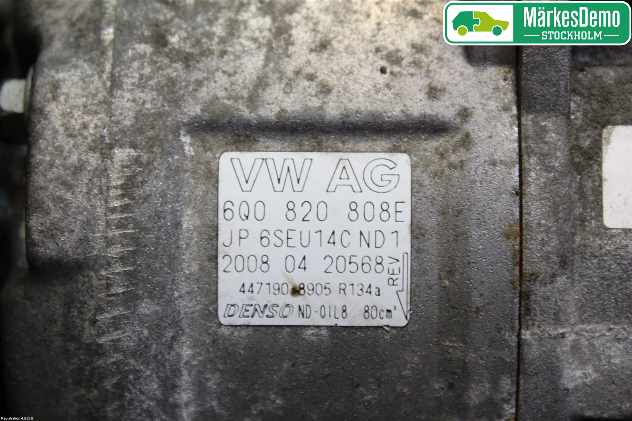 Skoda FABIA 07-14 Varme Ac Kompressor