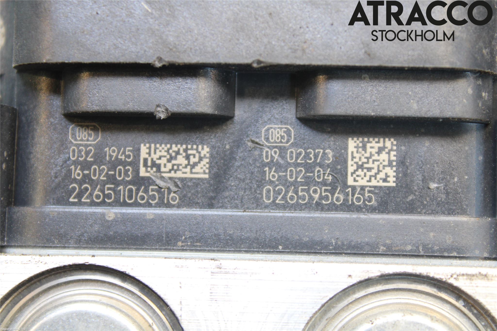 Nissan QASHQAI 14-17 Abs Hydraulikkaggregat