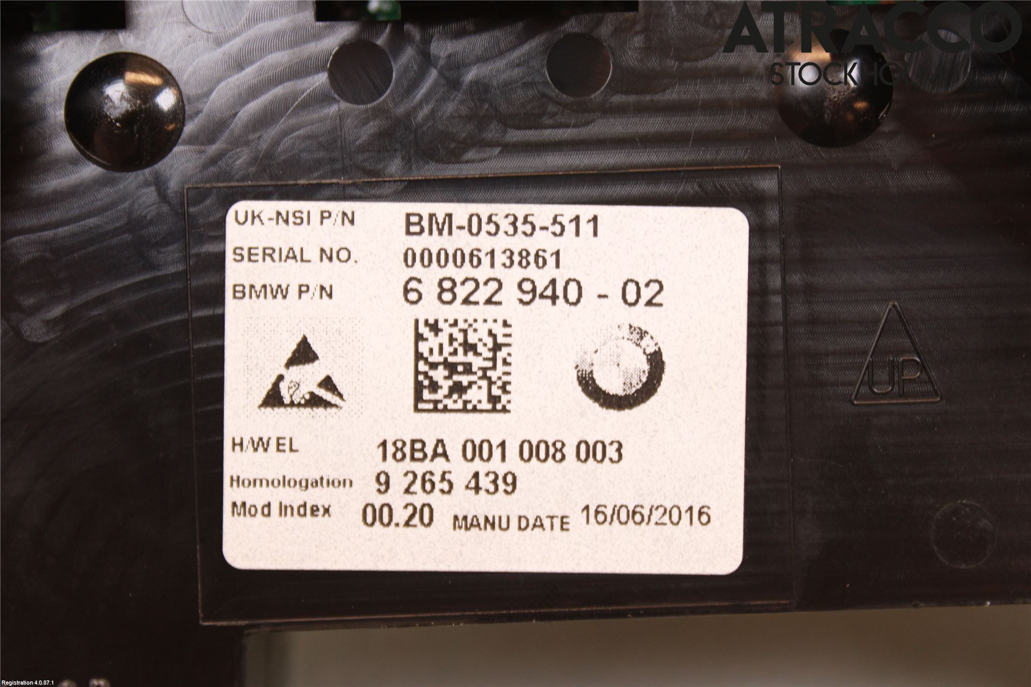 Mini ONE/COOPER 3DR F56 14-24 Instr Kombinert