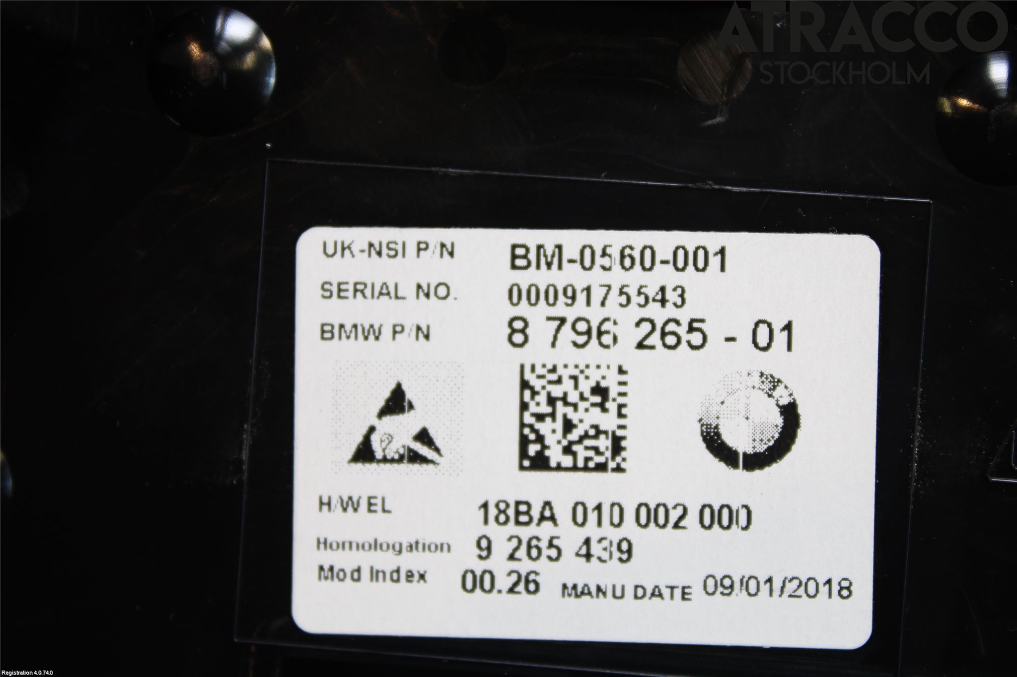 Mini COUNTRYMAN F60 17-23 Instr Kombinert