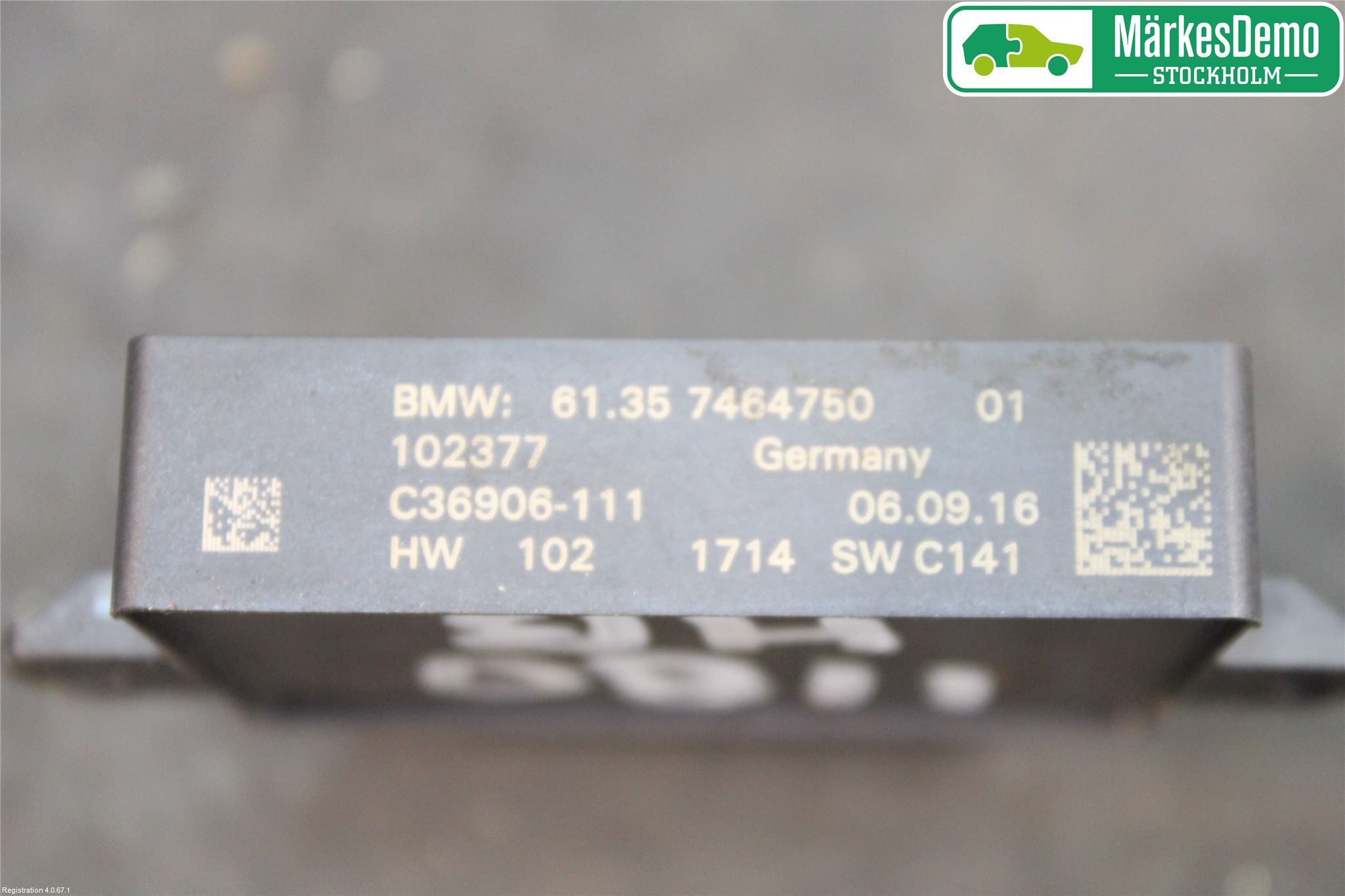 BMW 5 F10/F11/F18 09-17 Styreenhet Bakluke