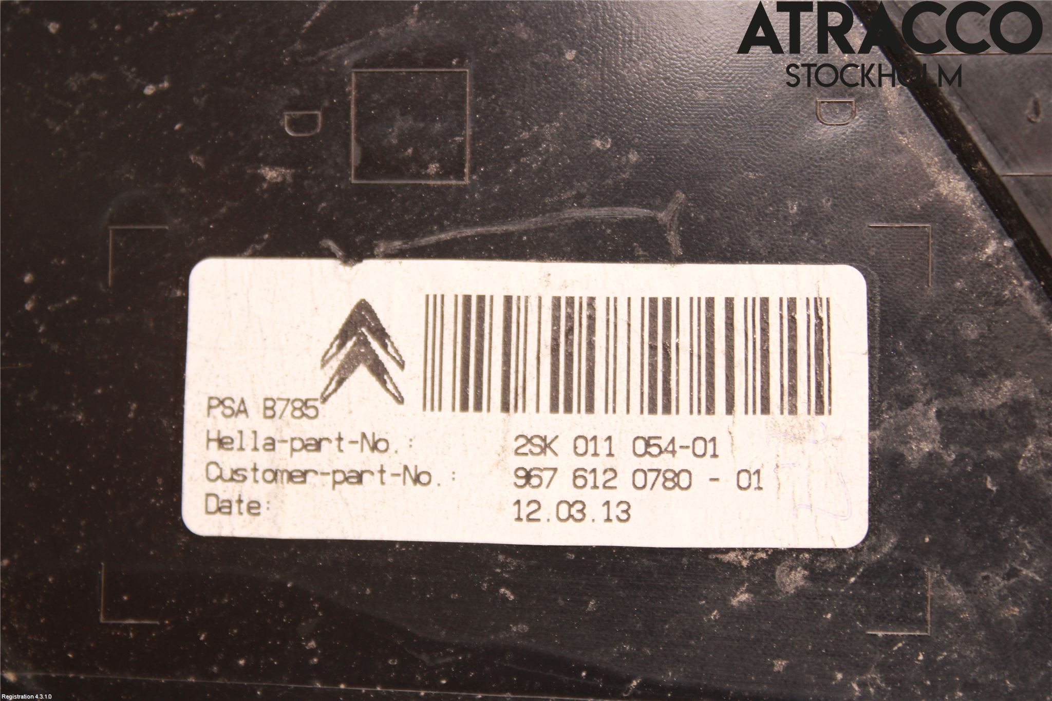 Citroen C4 PICASSO 14-18 Baklykt Venstre