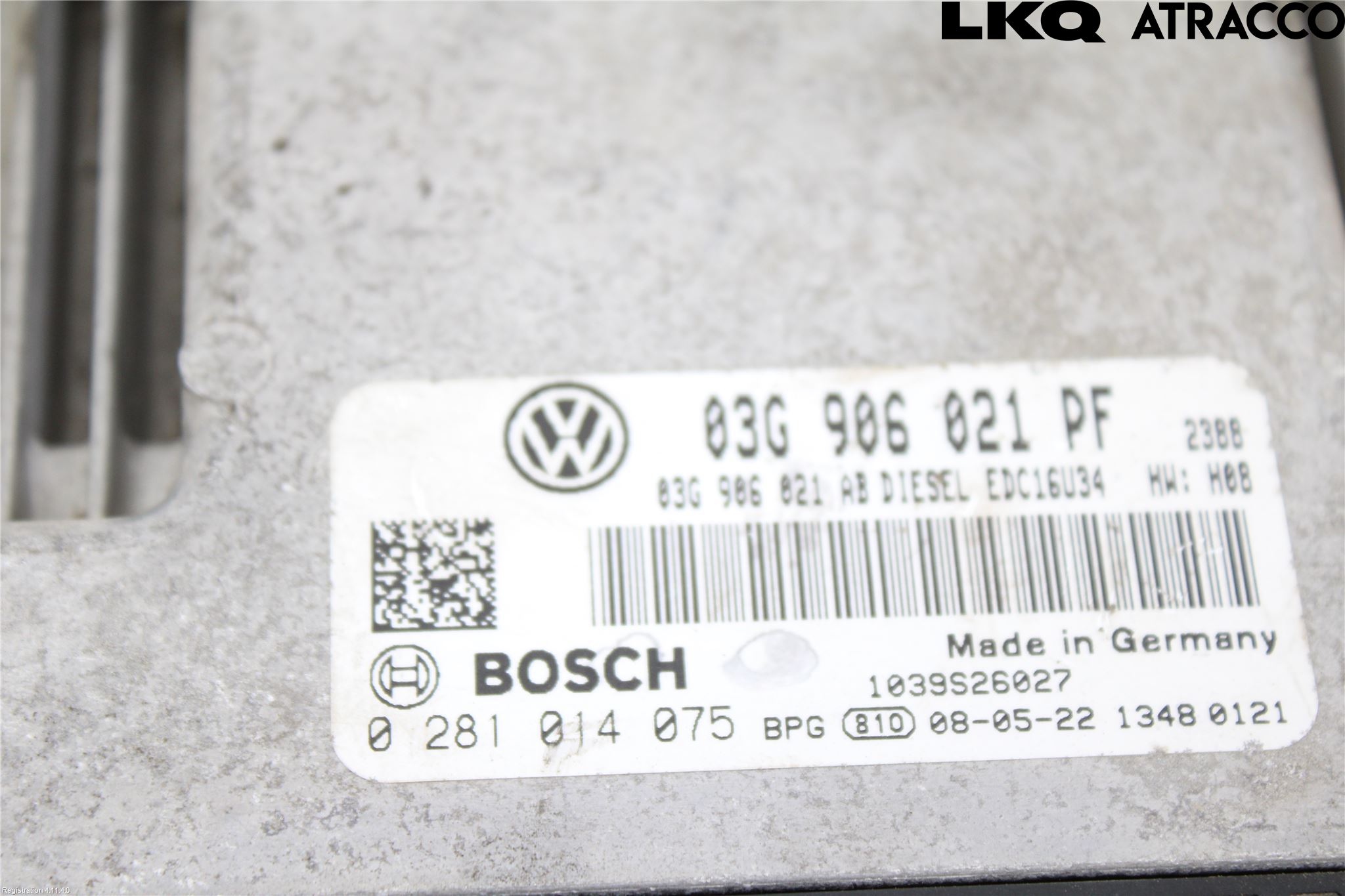 Volkswagen VW CADDY      04-10 Styreenhet Dieselpumpe