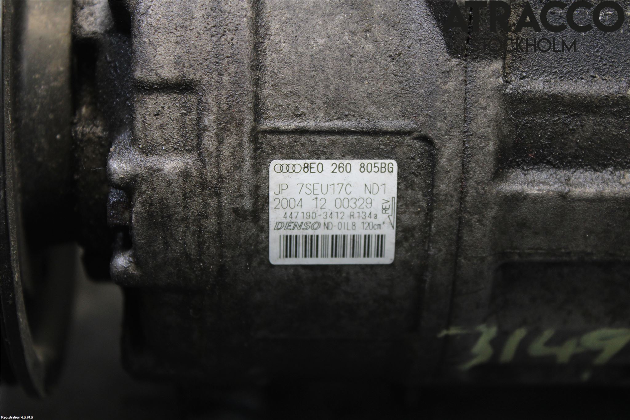 Audi A4/S4 05-07 Varme Ac Kompressor