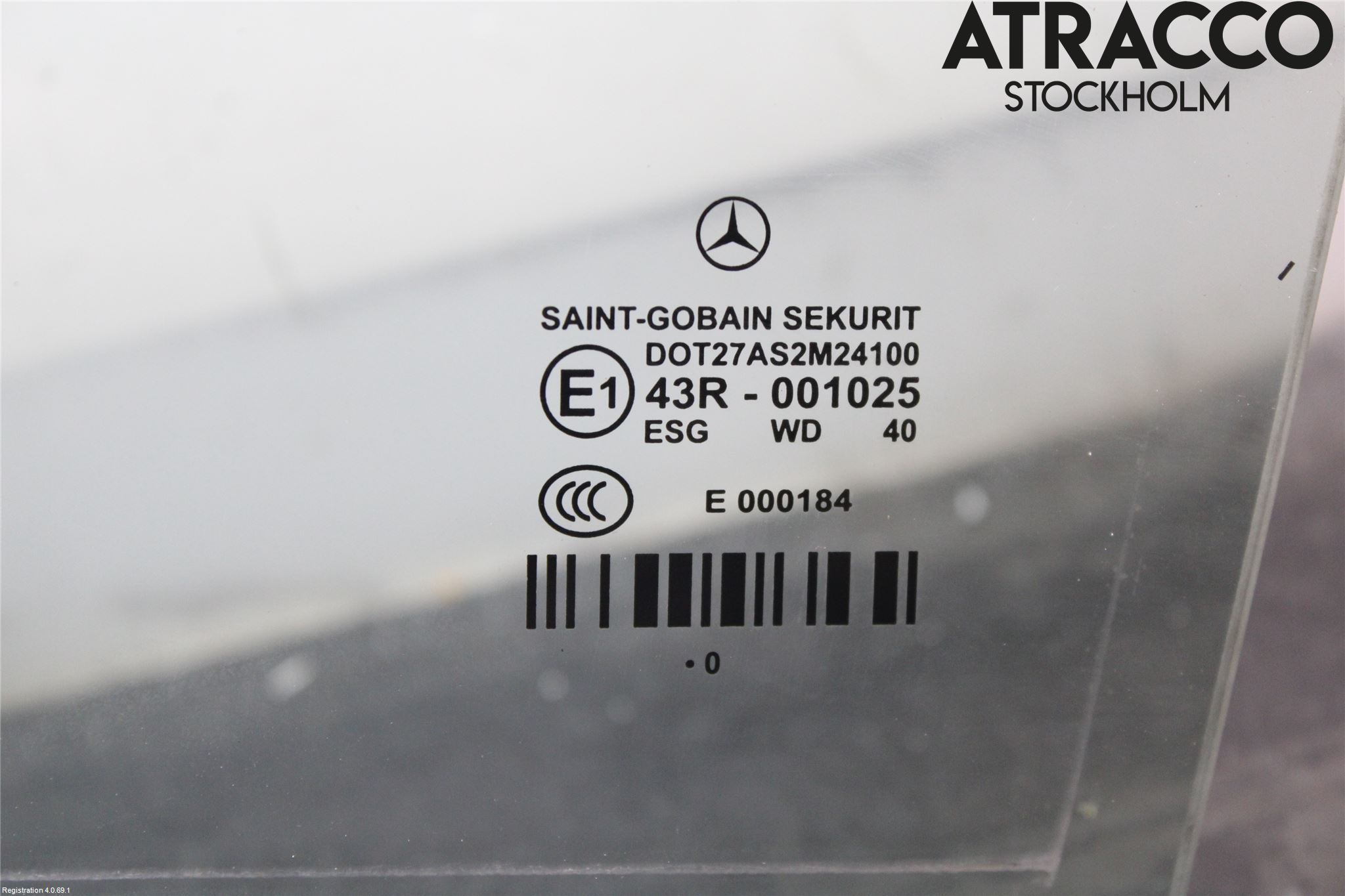 Mercedes-Benz MB E-KLASS (W212) 09-16 Dørrute Bak Venstre 4Dørs